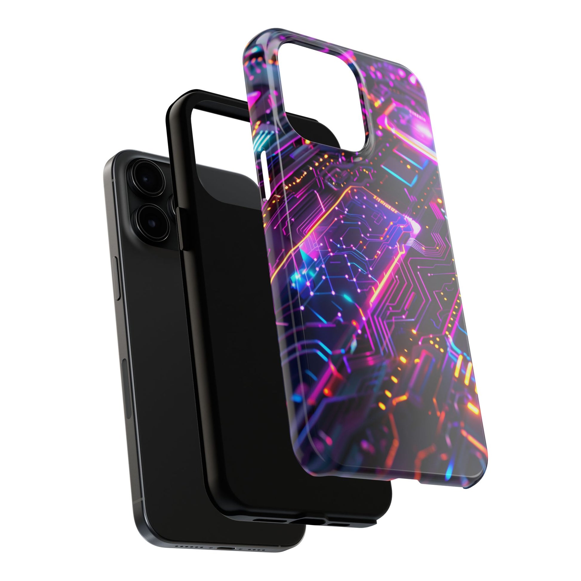 Circuit Board Phone Case, Futuristic Circuit Phone Case, High-Tech Gift, Custom Sci-Fi Phone Case, iphone 15 pro max