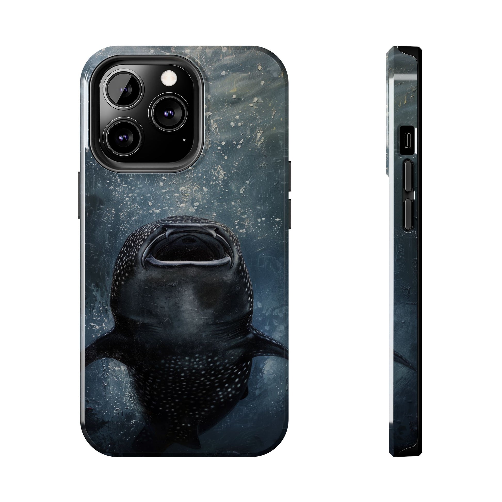 Rising Majesty: Whale Shark Feeding Tough Phone Case