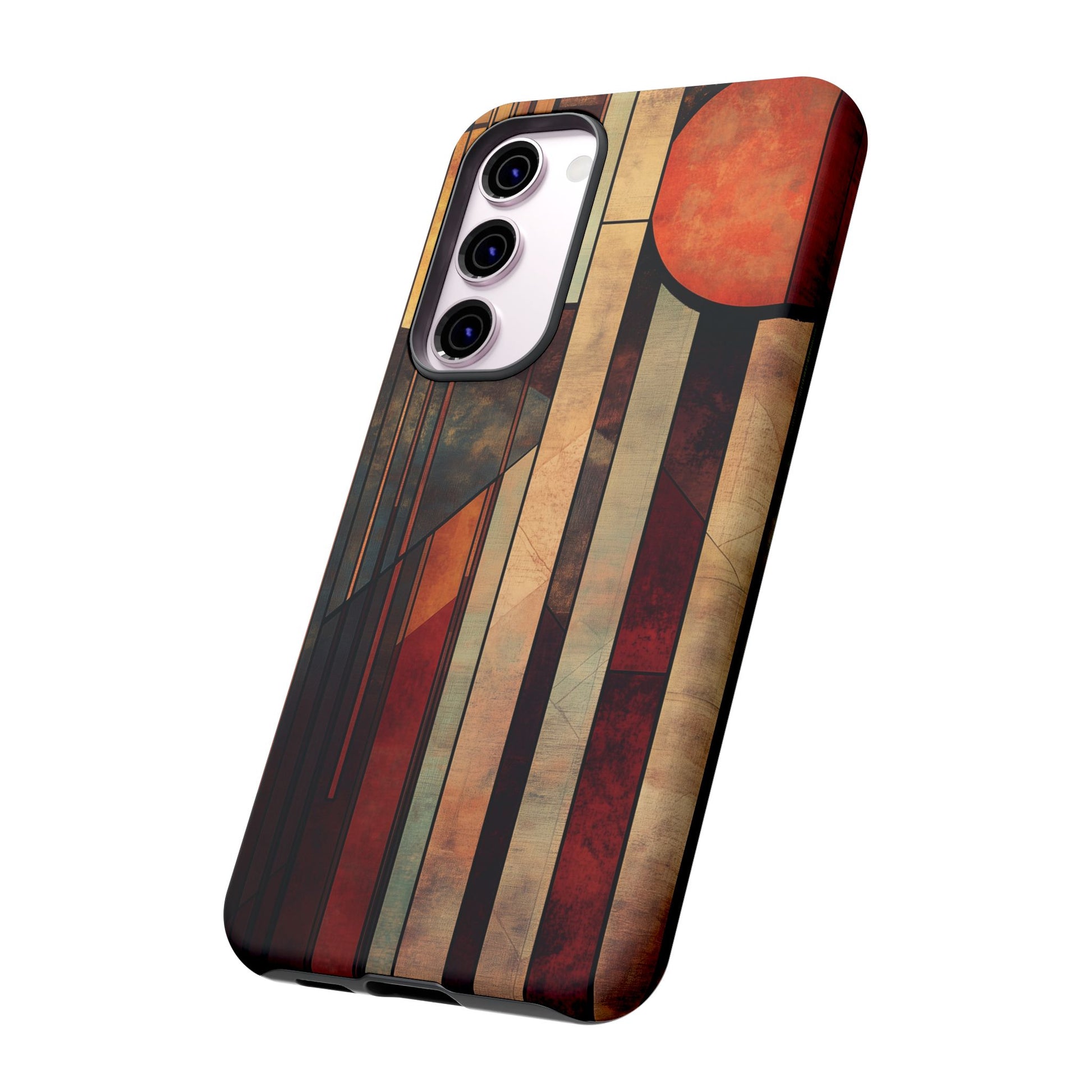 Dark Prairie Frank Lloyd Wright Usonian Phone Case Geometric Stained Glass Art Deco Marble Gold 13 14 15 16 iPhone Pro Max Galaxy Pixel