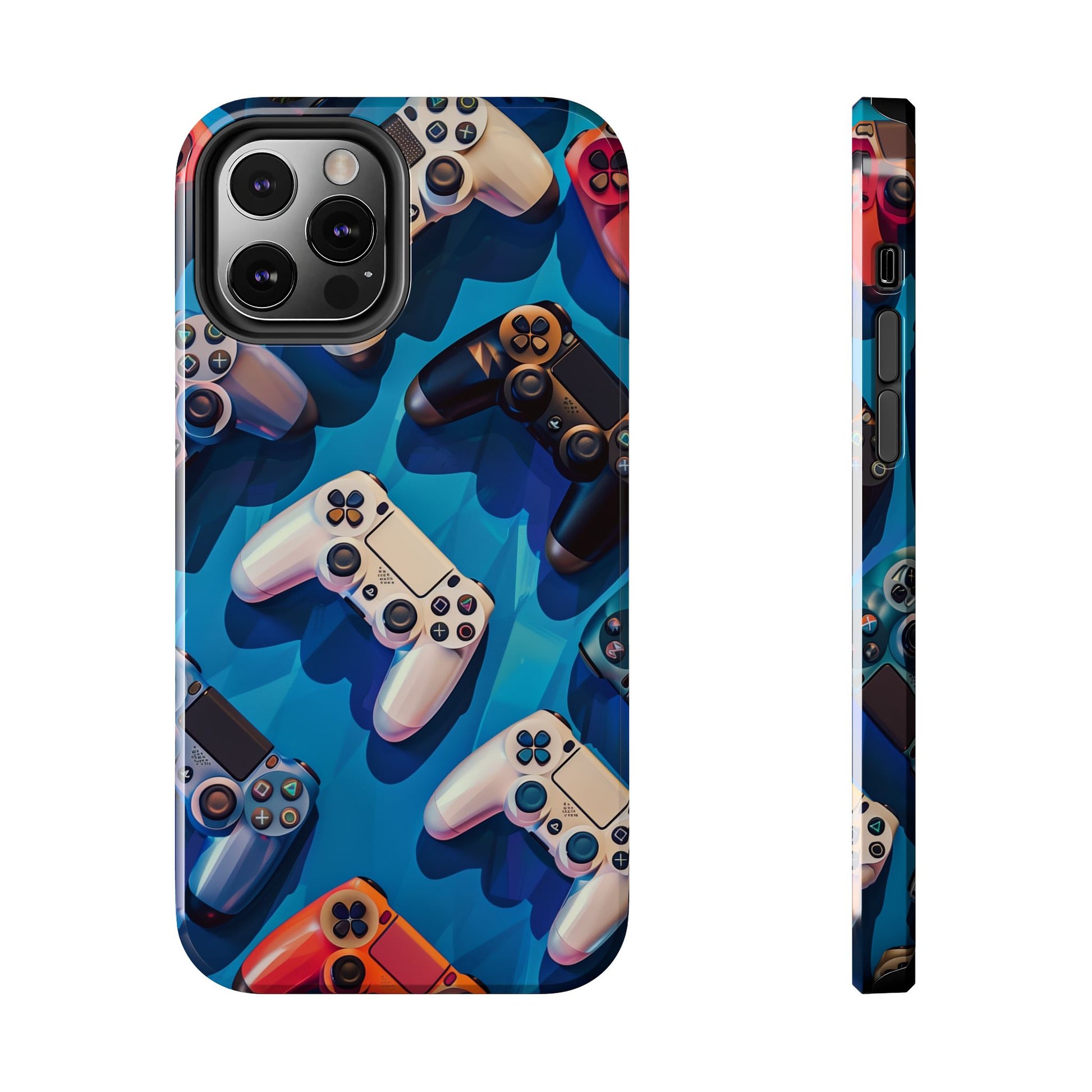 Video Game Controllers iPhone Case - Gamer Tough Phone Cover - Modern Gaming