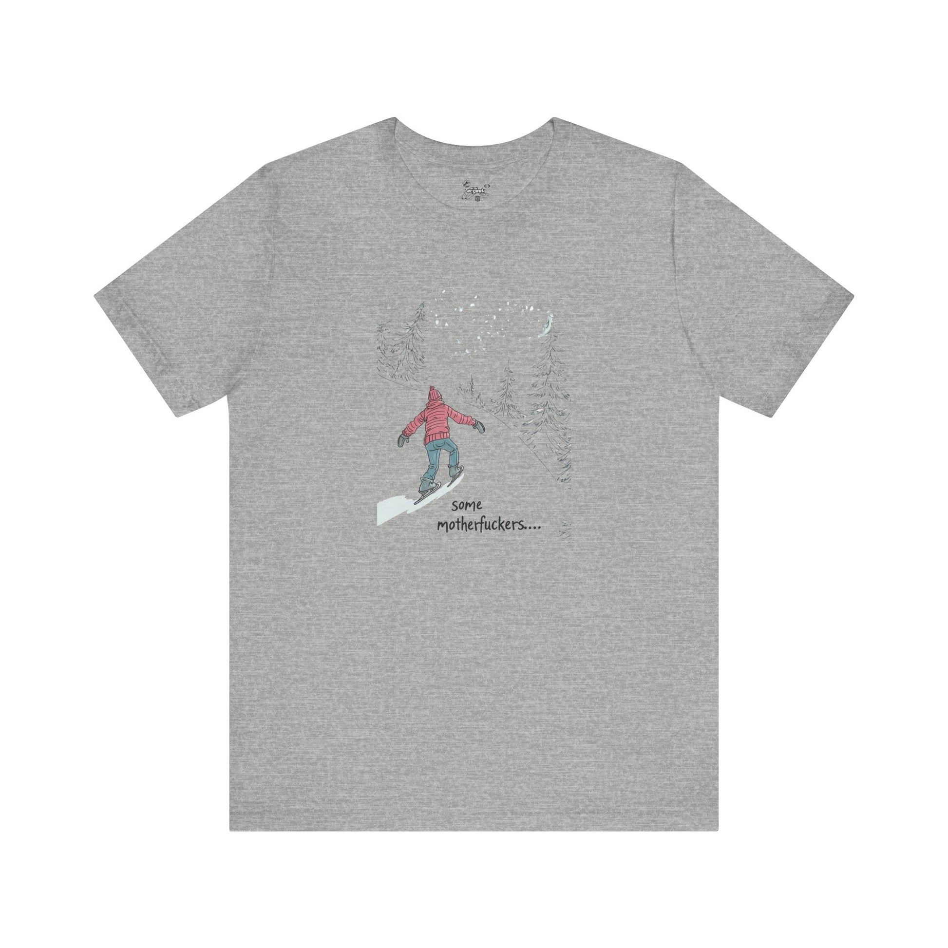 Ice Skating Uphill Geek Positivity Tshirt Nerdy Shirt Tee, Inspirational Quotes Gift for Geeks Movie Tshirt, Positivity Tshirt