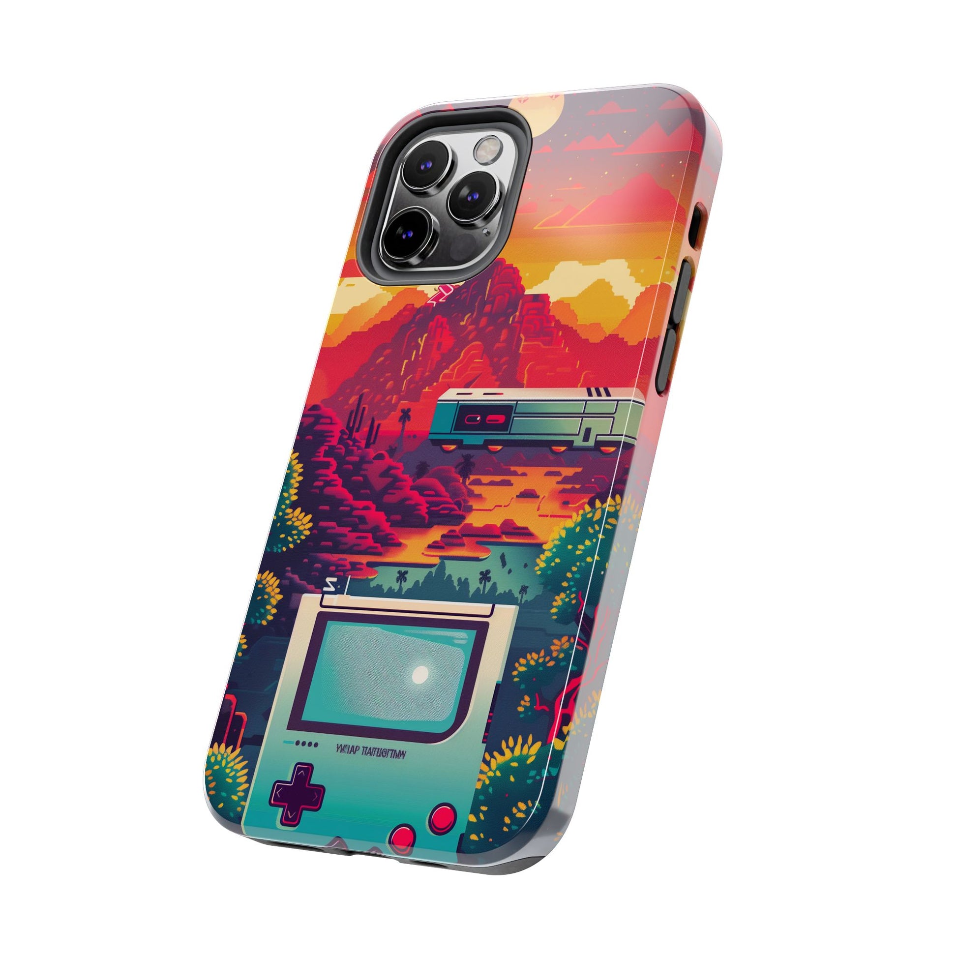 Durable iPhone Case with Alternative Universe Game Console Design - Protective Phone Cover - Fun and Sturdy Gaming Accessory - Gamer Gift