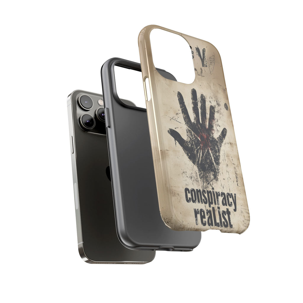 Conspiracy Theories Paranormal Mystery UFO X-Files Inspired Ghostly Hand Conspiracy Realist Cryptid iPhone 13 14 15 16 Pro Max Galaxy Pixel