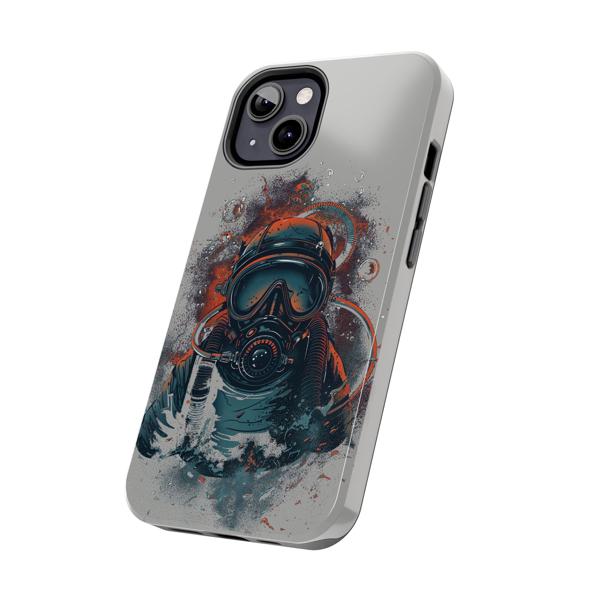 Light Custom iPhone Case, Personalized Phone Case, SCUBA Phone Case, SCUBA Diver Case, Custom Diver Phone Case, Gift for SCUBA Diver