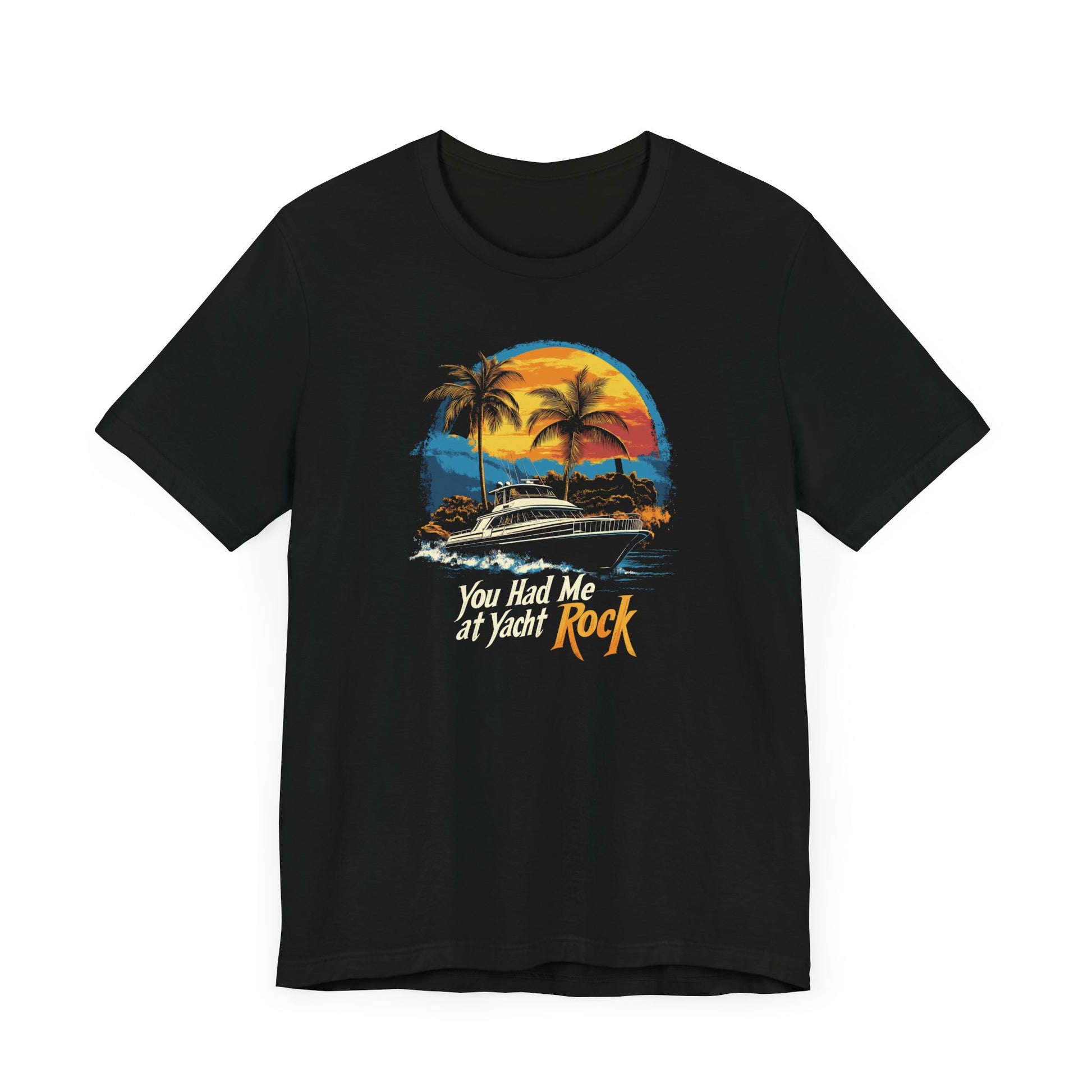 Yacht Rock Tee, Unisex T-Shirt, Sailing Ocean Sunset Shirt, Nautical Beach Graphic Tee, Boat Captain Gift