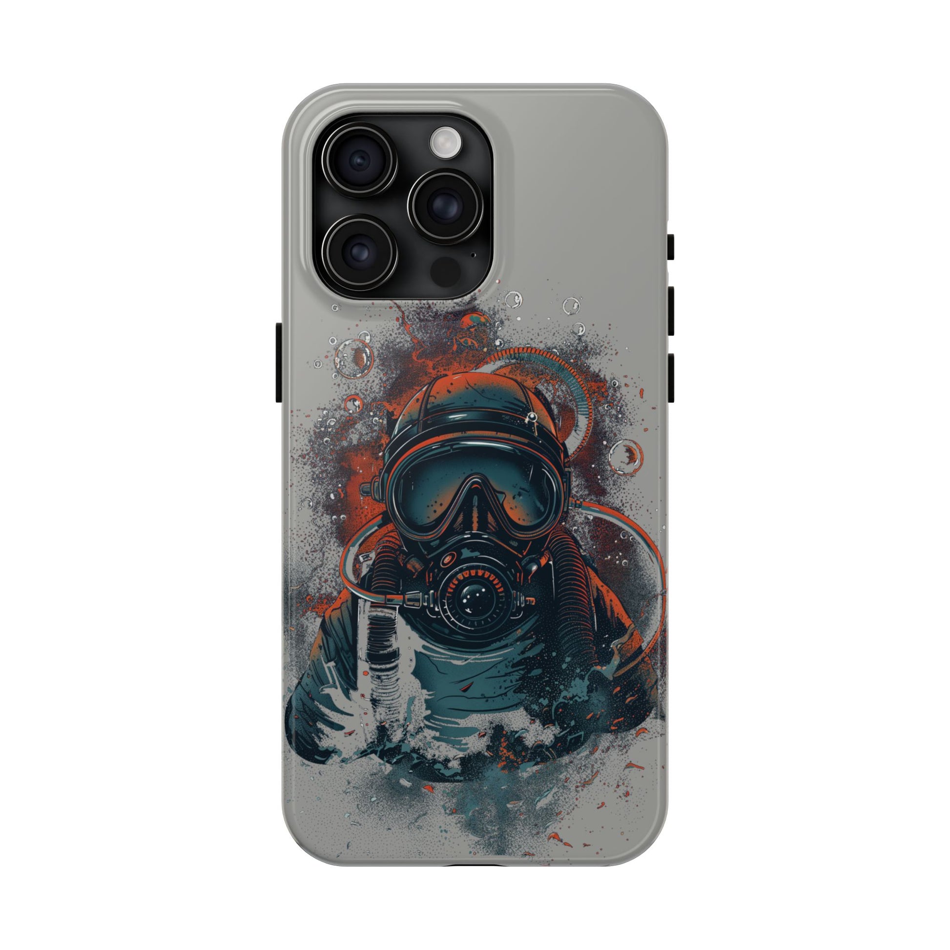 Light Custom iPhone Case, Personalized Phone Case, SCUBA Phone Case, SCUBA Diver Case, Custom Diver Phone Case, Gift for SCUBA Diver