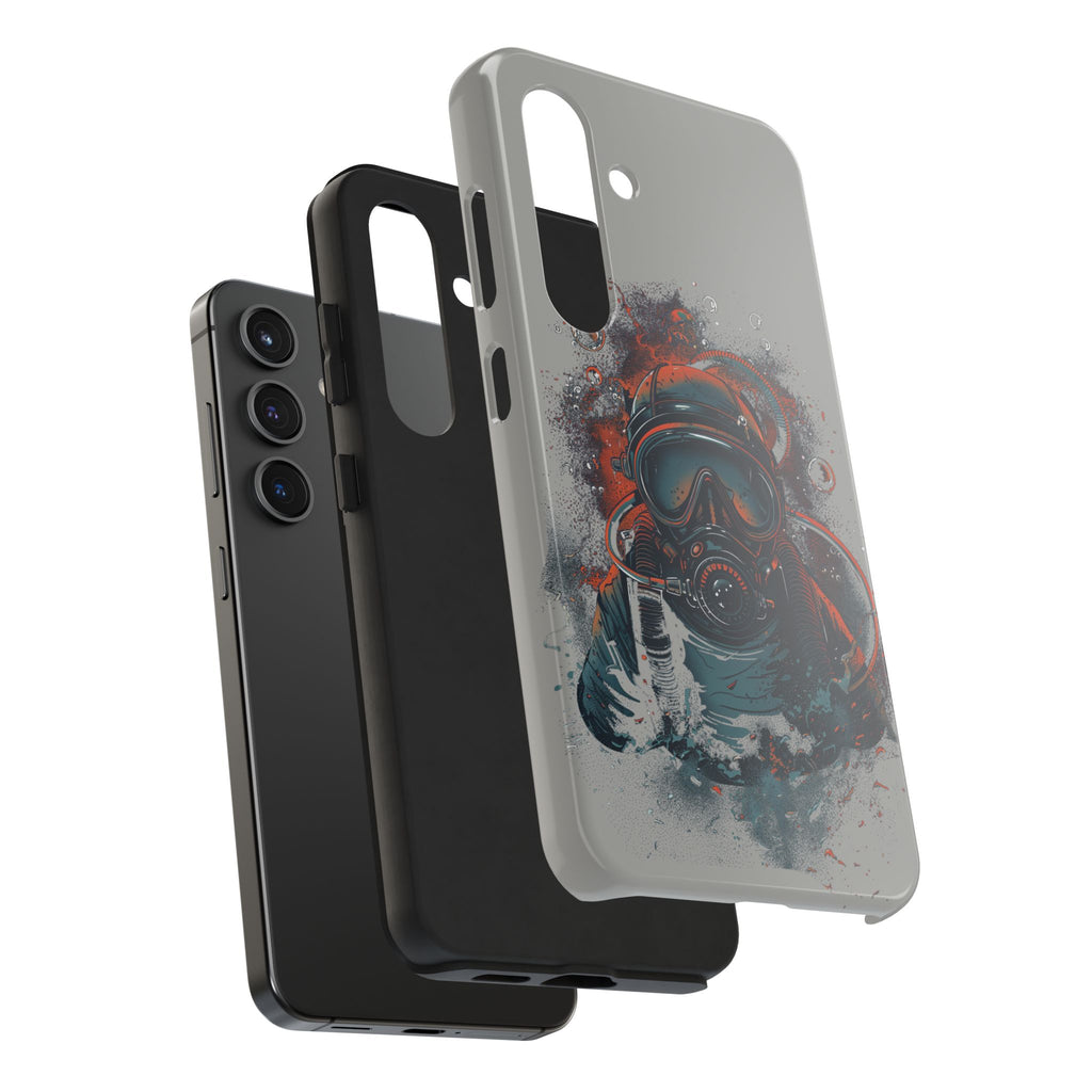Light Custom iPhone Case, Personalized Phone Case, SCUBA Phone Case, SCUBA Diver Case, Custom Diver Phone Case, Gift for SCUBA Diver