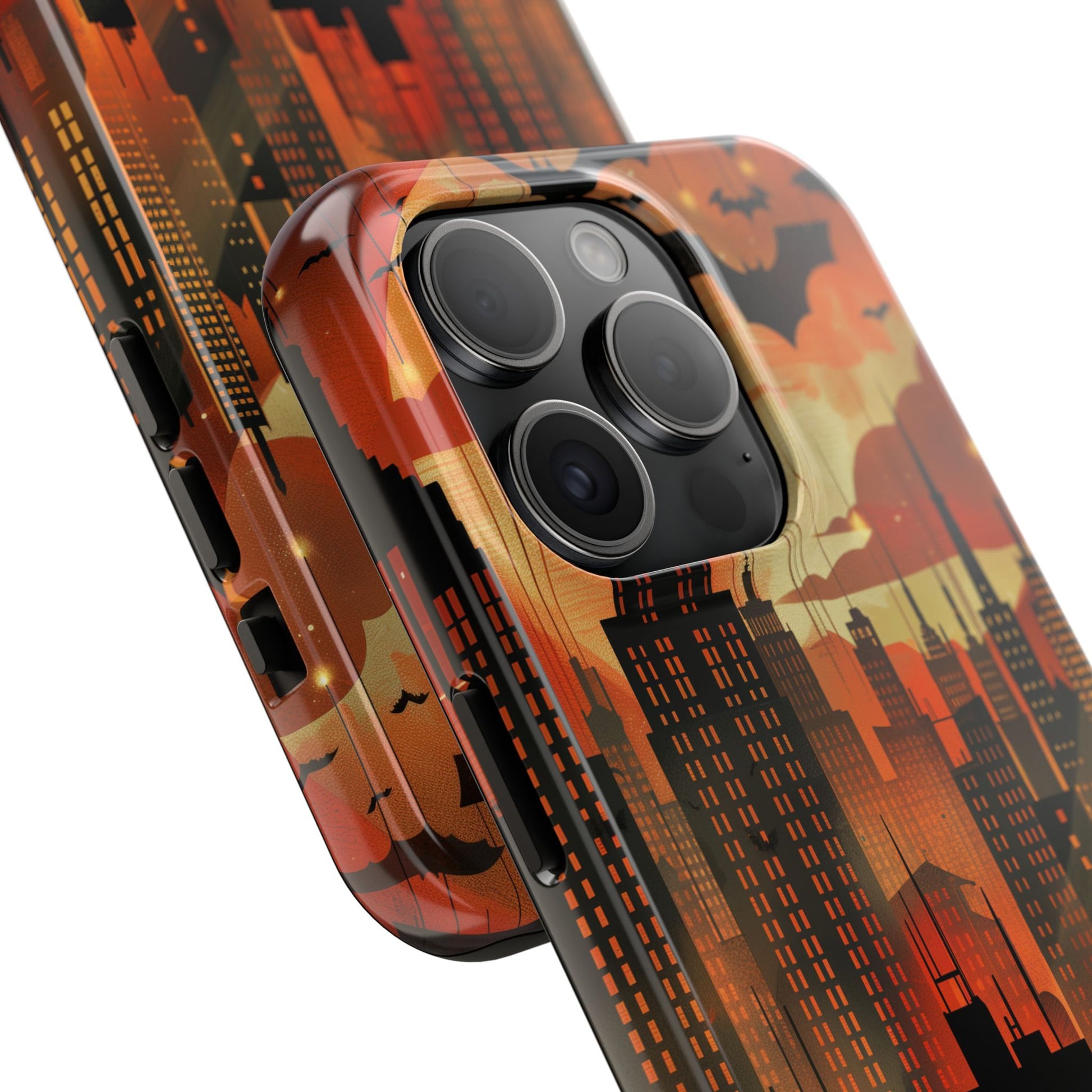 Batman Inspired Phone Case - Gotham Art Deco Style - Comic Book Hero Phone Cover - Unique Superhero Accessory