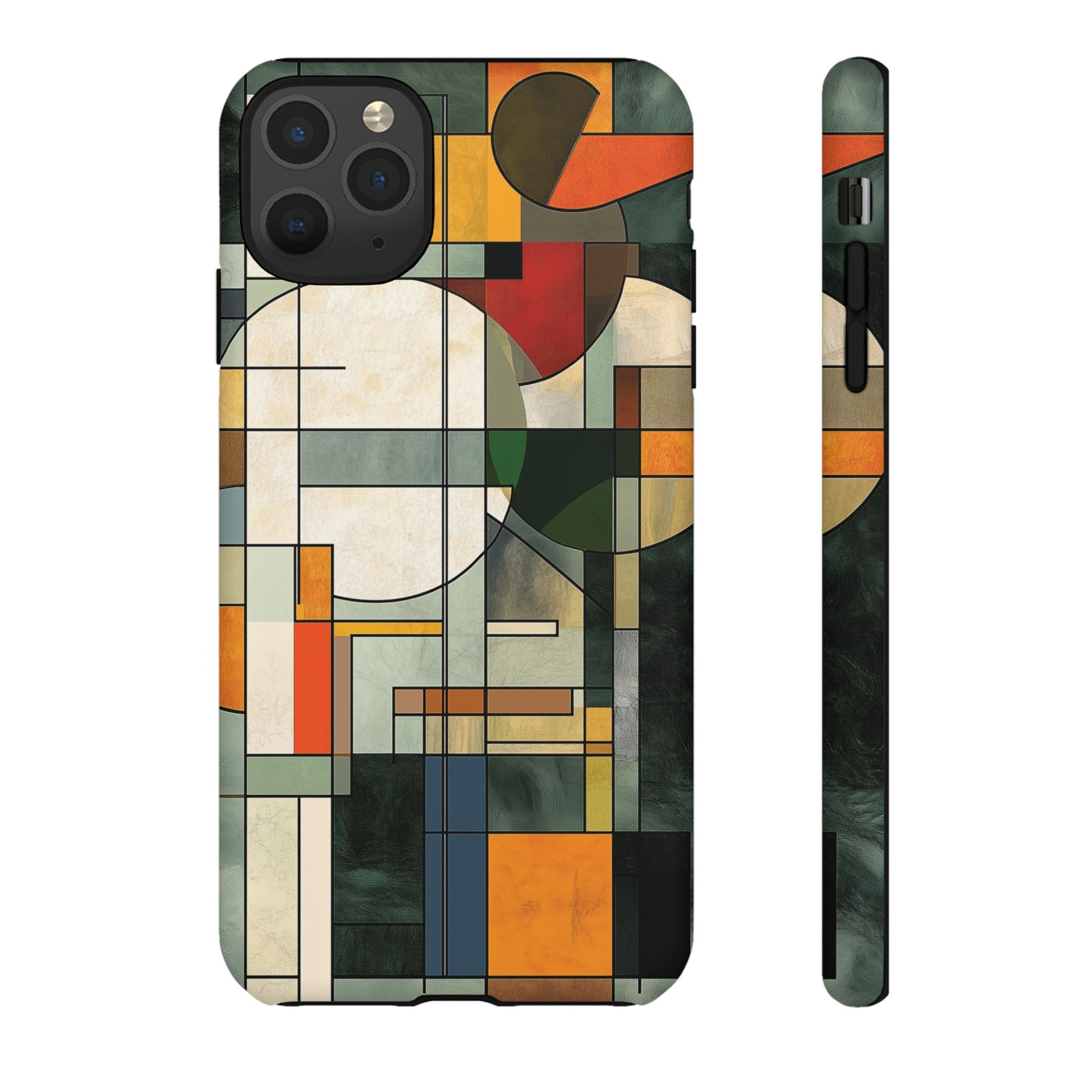 Prairie Style Frank Lloyd Wright Usonian Phone Case Geometric Stained Glass Art Deco Marble Gold 13 14 15 16 iPhone Pro Max Galaxy Pixel