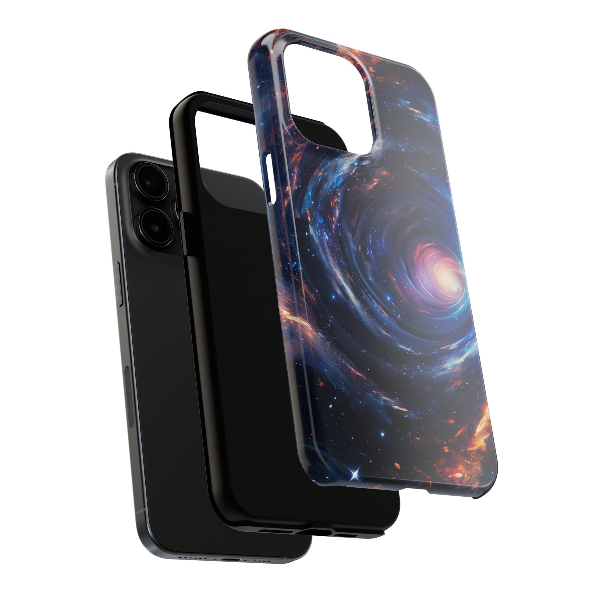 Dr Who inspired Phone Case - Space Wormholes Phone Case - Cosmic Galaxy Cover with Futuristic Wormhole Design - Sci-Fi Protective Case