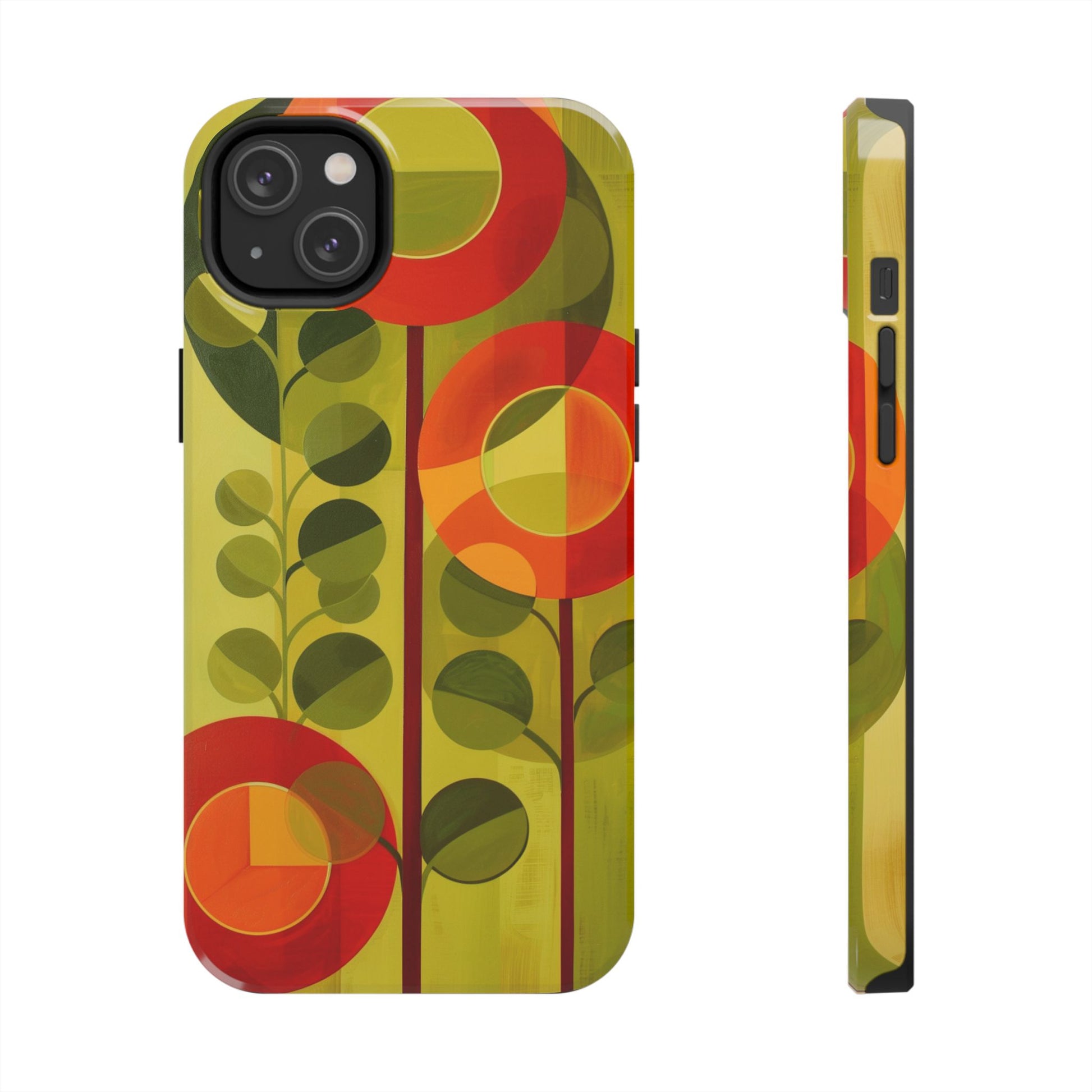 Atomic Flower Phone Case, Mid-Mod Phone Case, Artwork iPhone Case, Unique Floral Pattern Phone Case, Art Deco, Minimalist, Tough Iphone Case