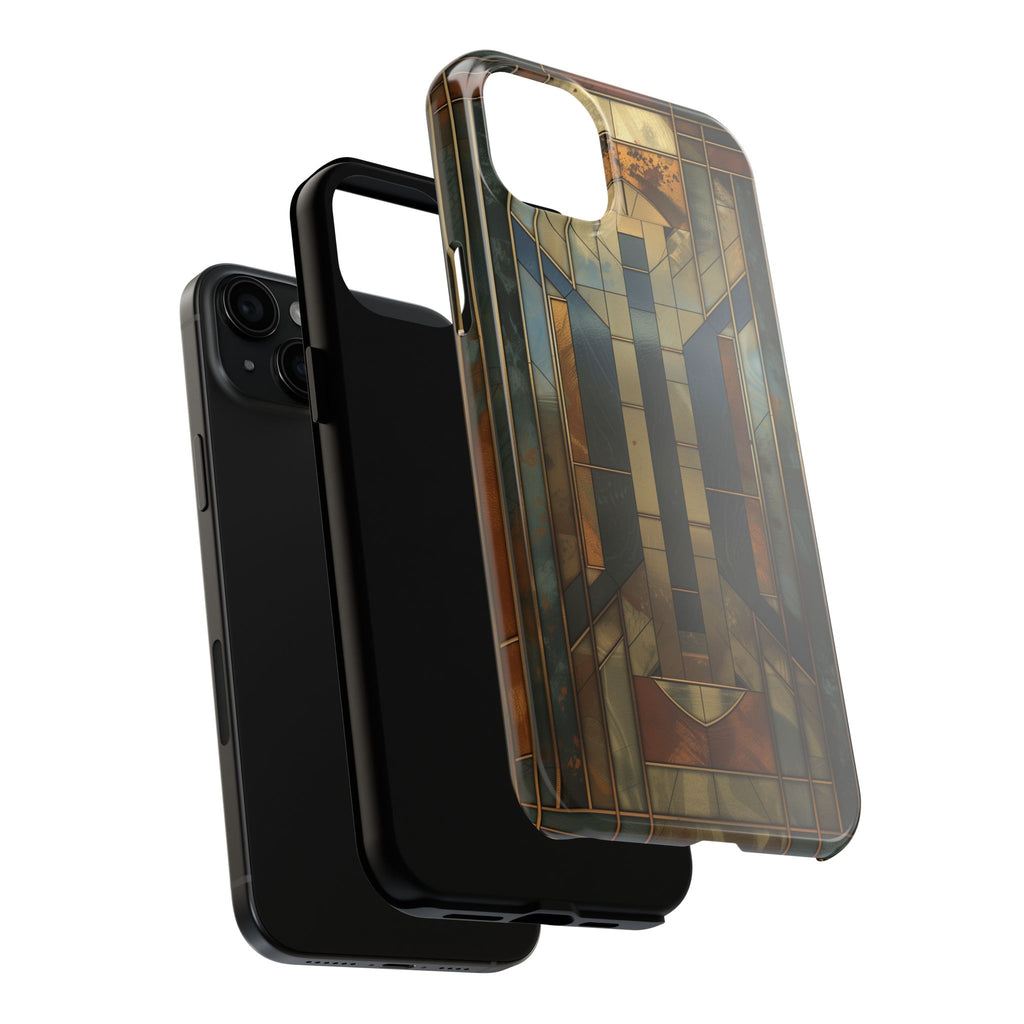 Frank Lloyd Wright Stained Glass Phone Case - Architectural Style Phone Cover - Stained Glass Design Phone Case - Unique Phone Accessory