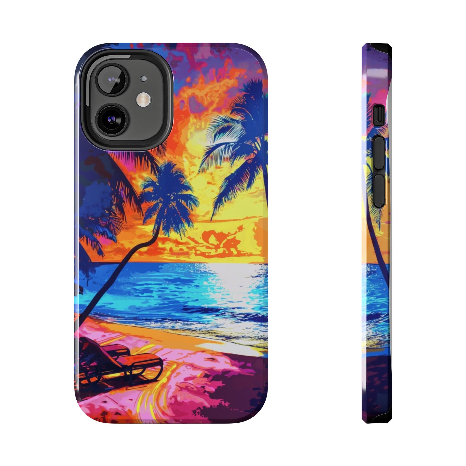 Sunset Bliss: Lisa Frank Style Phone Case