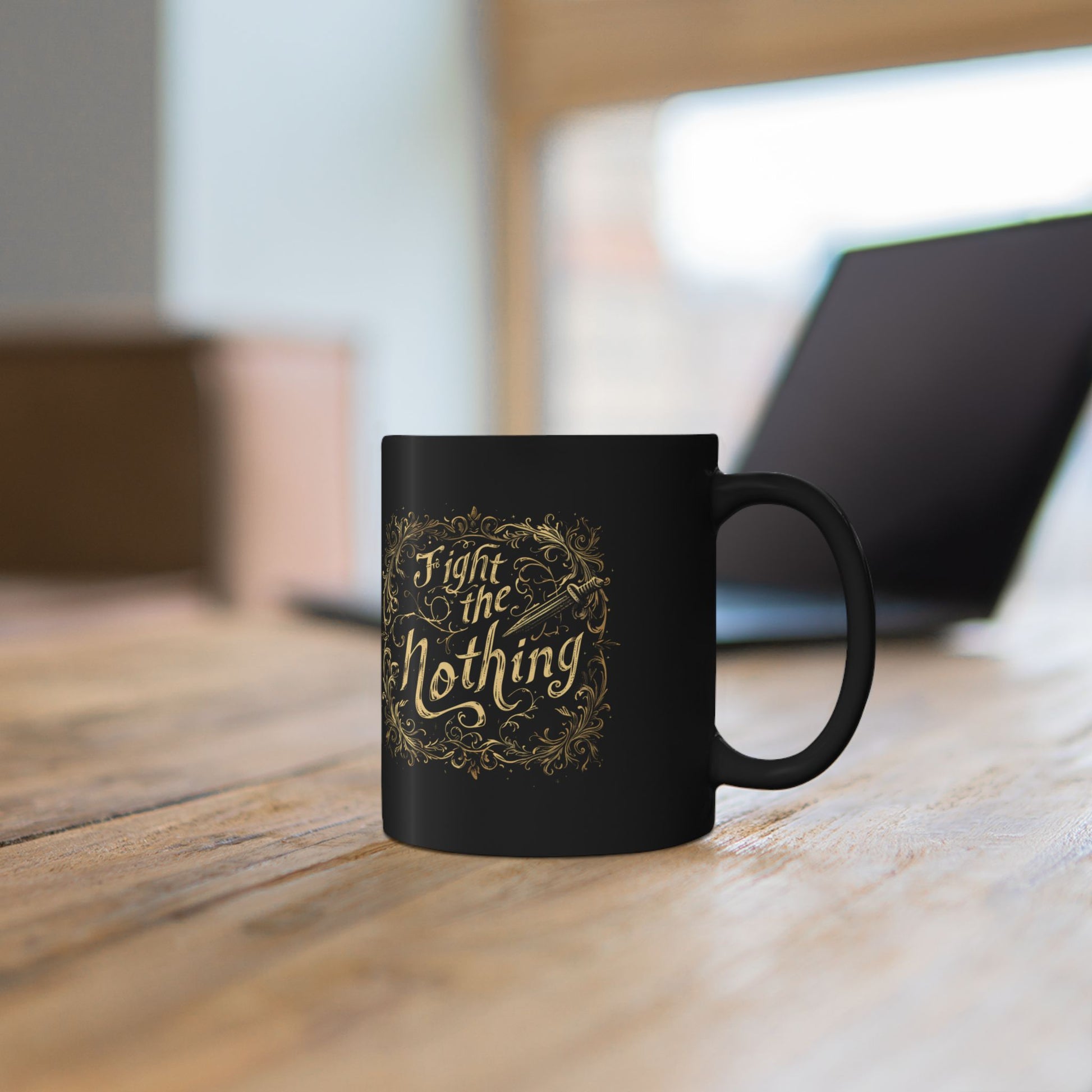The NeverEnding Story Gmork Coffee Mug | 11oz Ceramic | Fight the Nothing