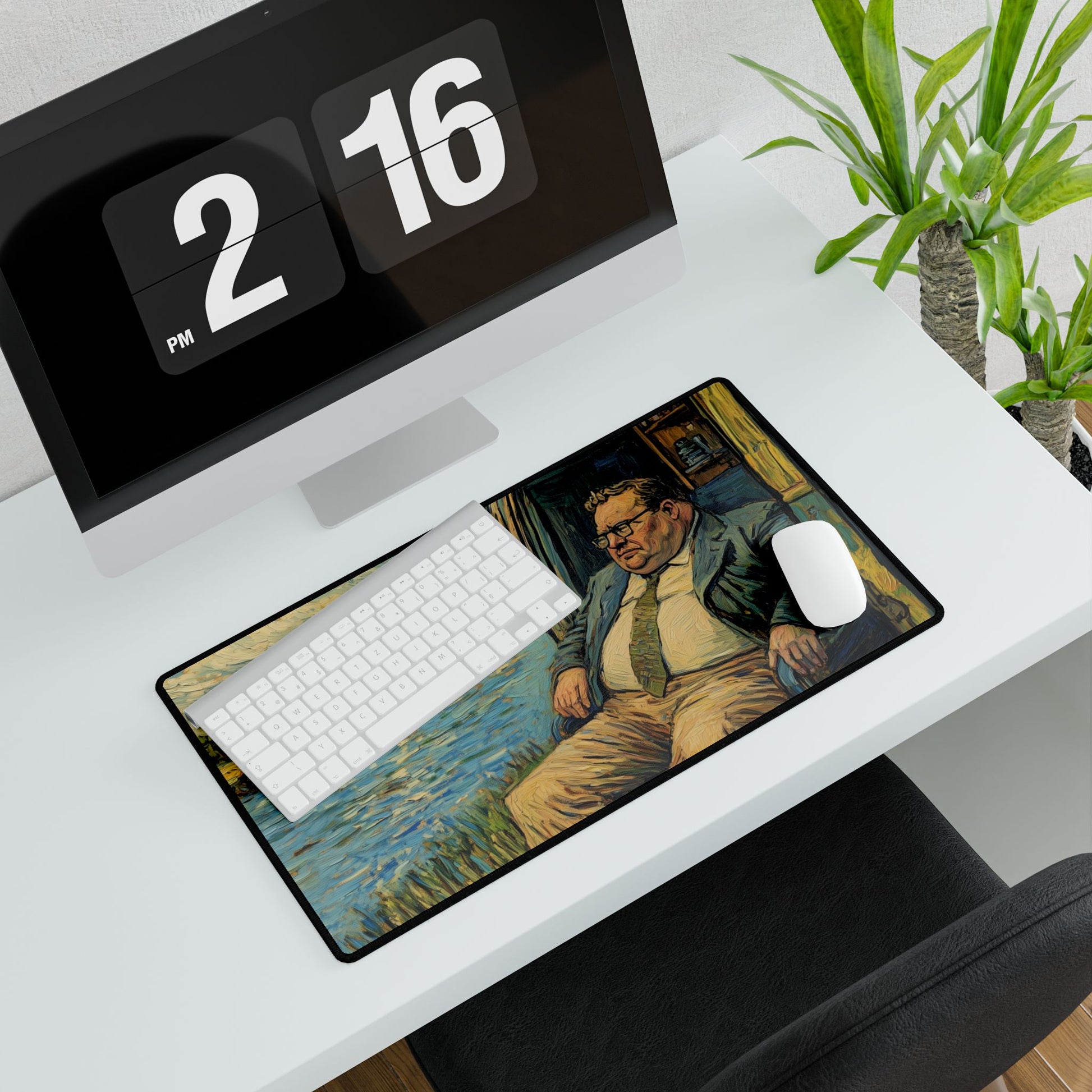 Desk Mat Computer Van Gogh Down by the River Home Office Decor