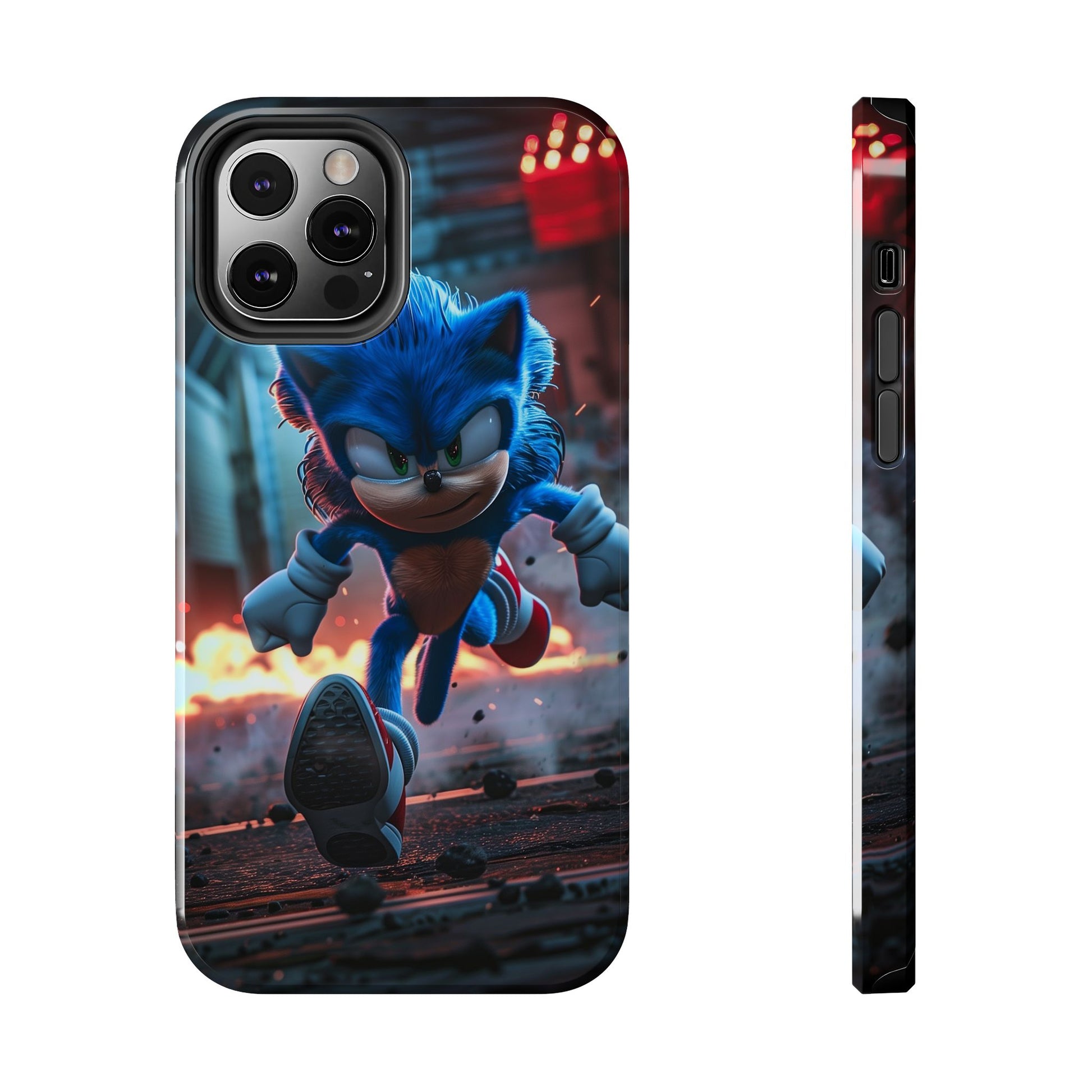 Durable Sonic Phone Case - Protective Sonic the Hedgehog Design - Tough Mobile Cover - Fun Video Game Phone Accessory