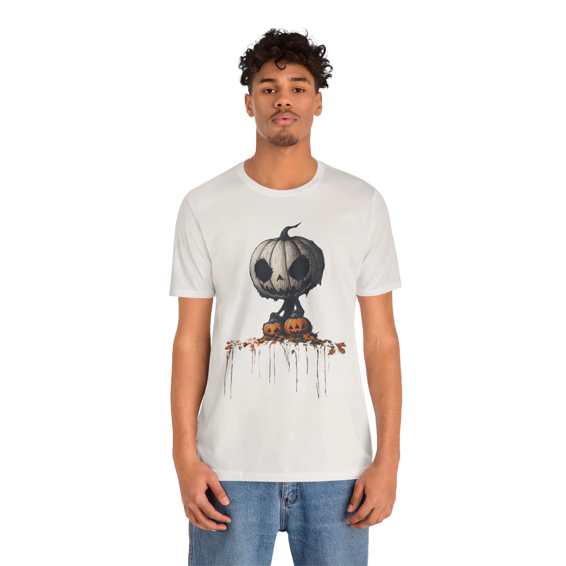 Halloween Spirit Graphic Tee Chillin' with the Pumpkin King
