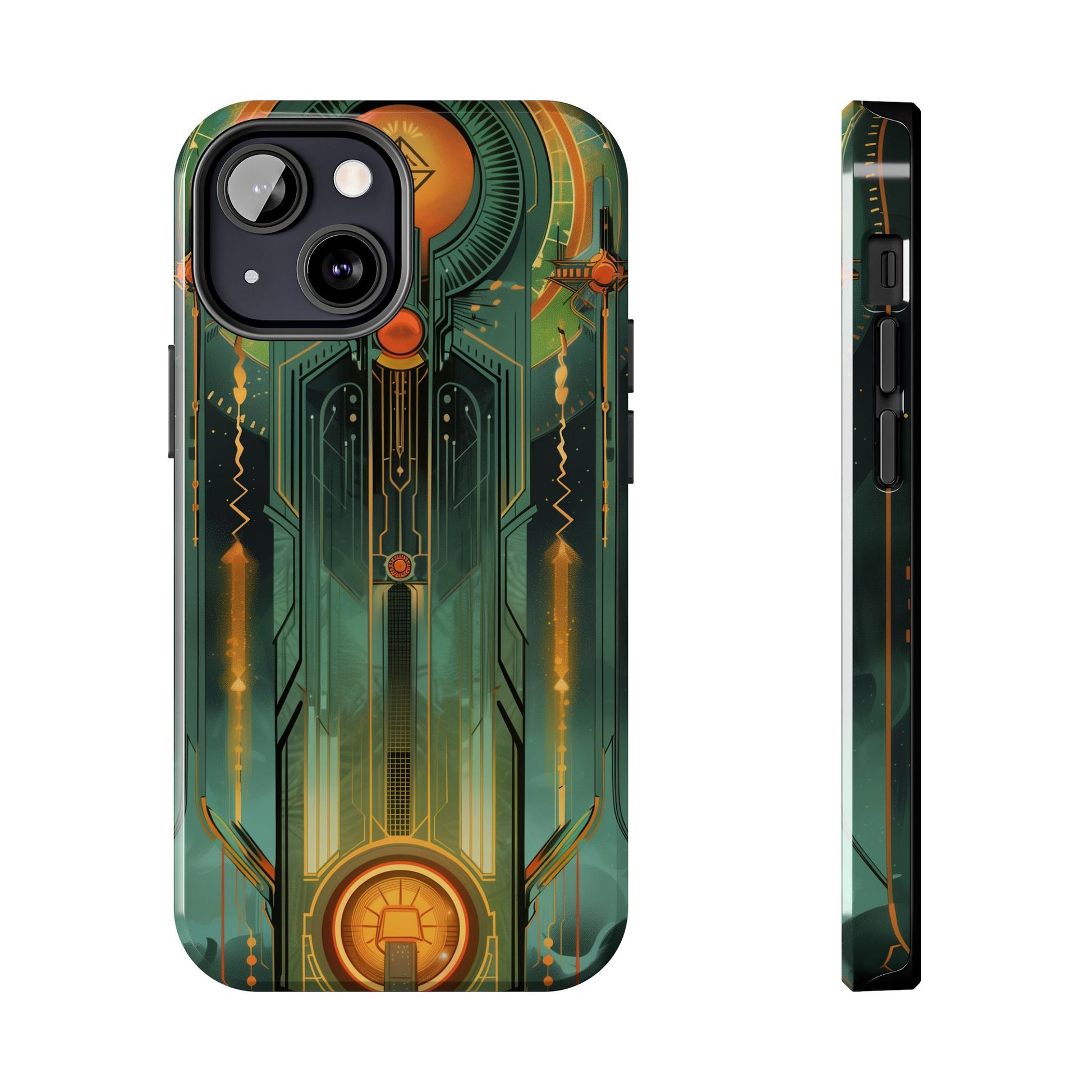 Art Deco Phone Case, Architecture Phone Case, Durable iPhone Case, Gift for Architect, iPhone 14 Case, Art Deco Building Phone Case