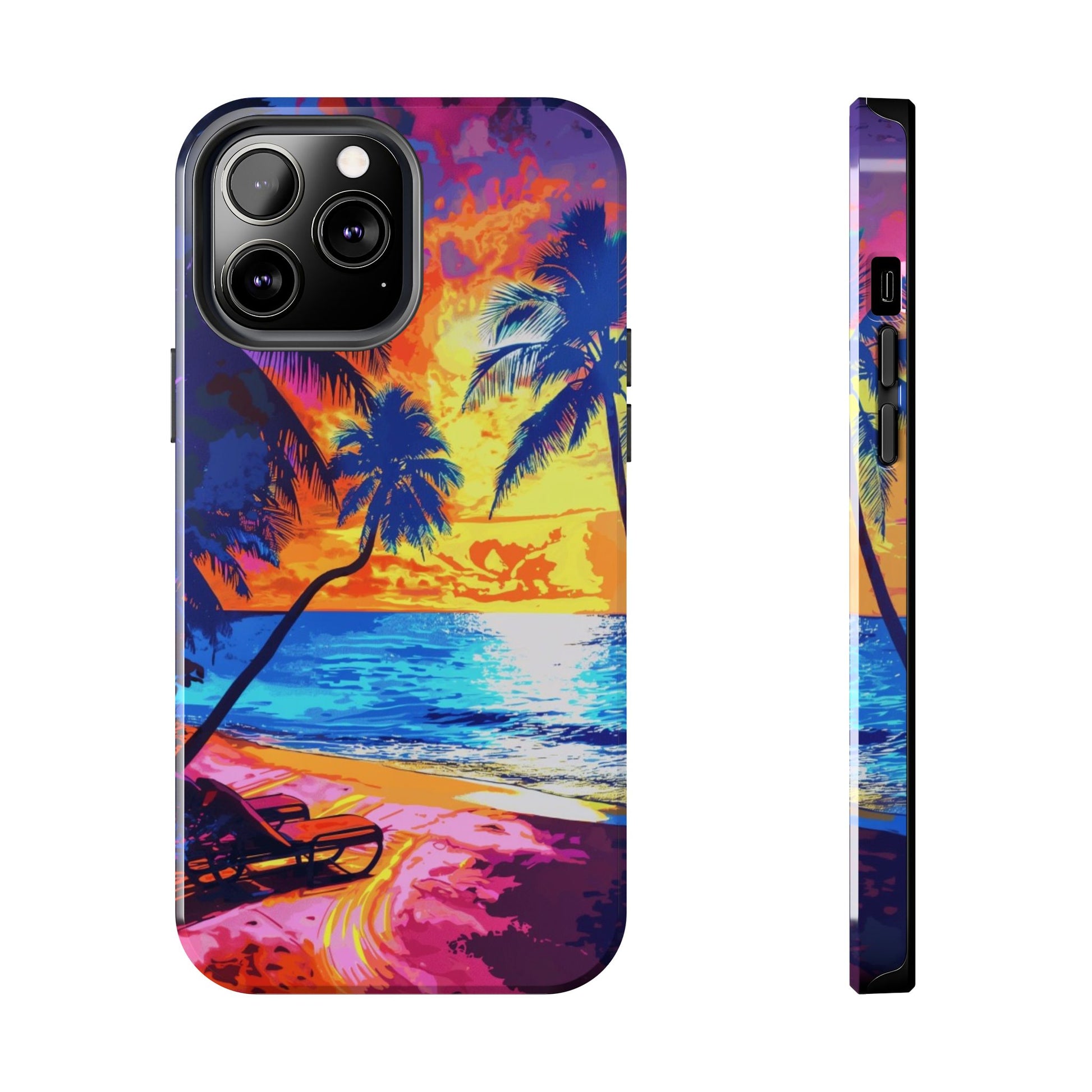 Sunset Bliss: Lisa Frank Style Phone Case
