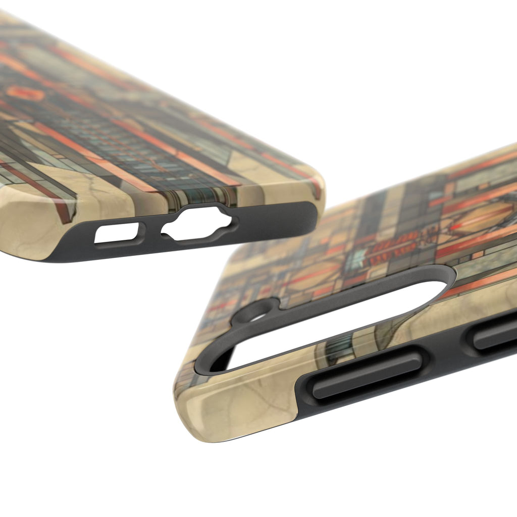 Prairie Style Frank Lloyd Wright Phone Case - Architectural Design iPhone Tough Cover - Unique Art Deco Protective Accessory