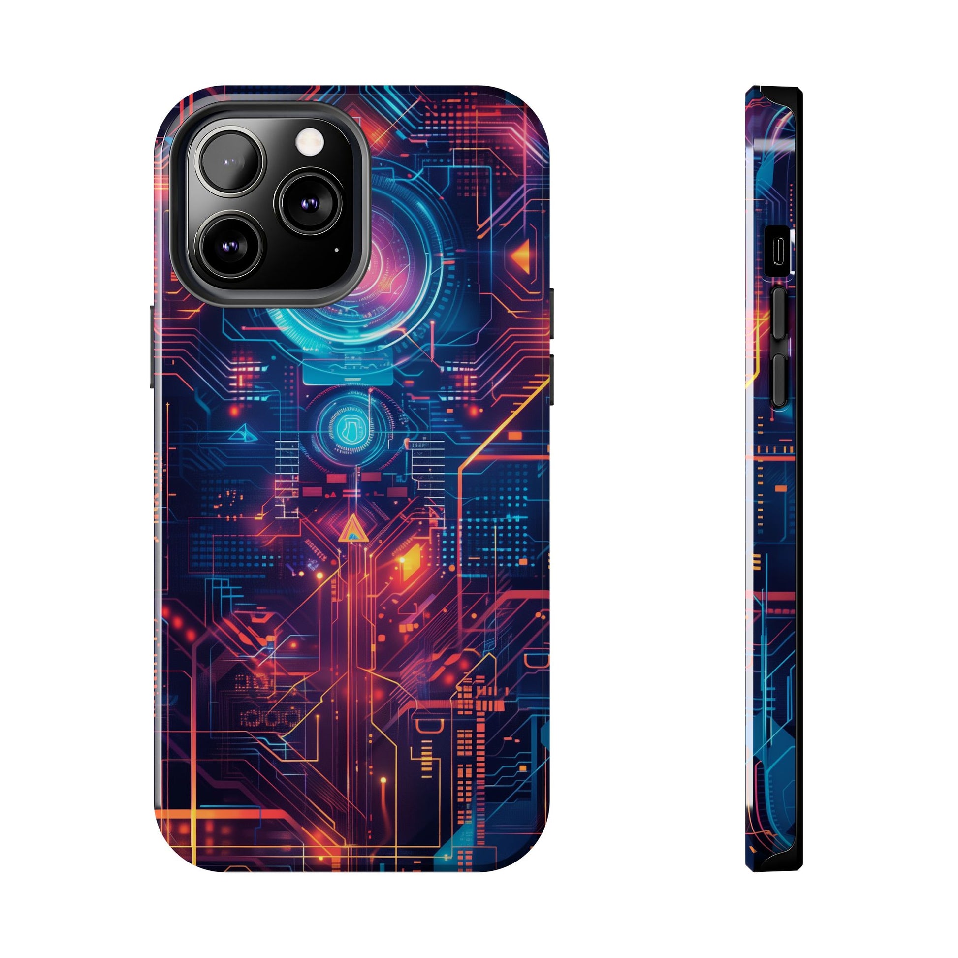Circuit Board Phone Case, Futuristic Circuit Phone Case, High-Tech Gift, Custom Sci-Fi Phone Case, iphone 15 pro max