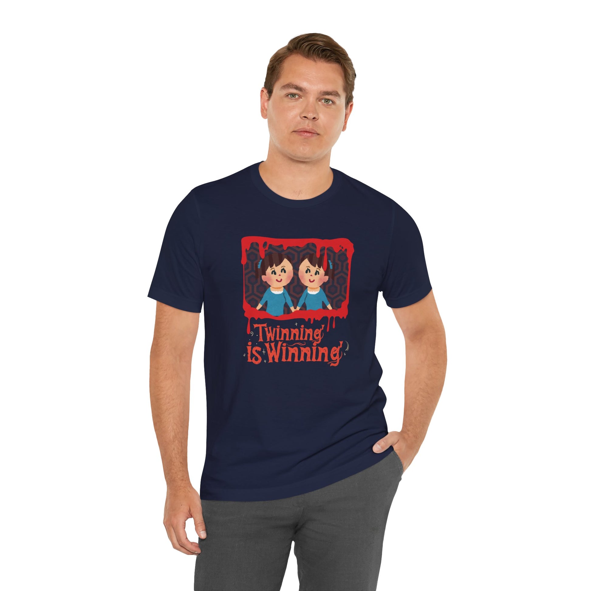 Twinning is Winning Shining Inspired Halloween Graphic Tee