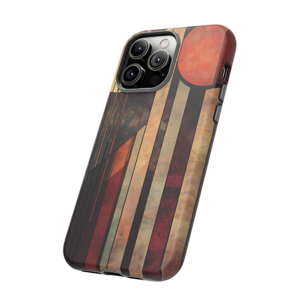 Dark Prairie Frank Lloyd Wright Usonian Phone Case Geometric Stained Glass Art Deco Marble Gold 13 14 15 16 iPhone Pro Max Galaxy Pixel