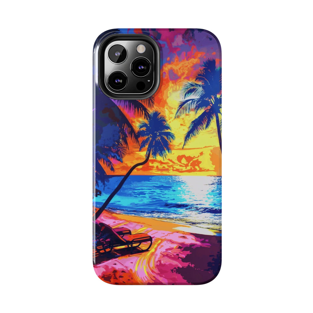 Sunset Bliss: Lisa Frank Style Phone Case
