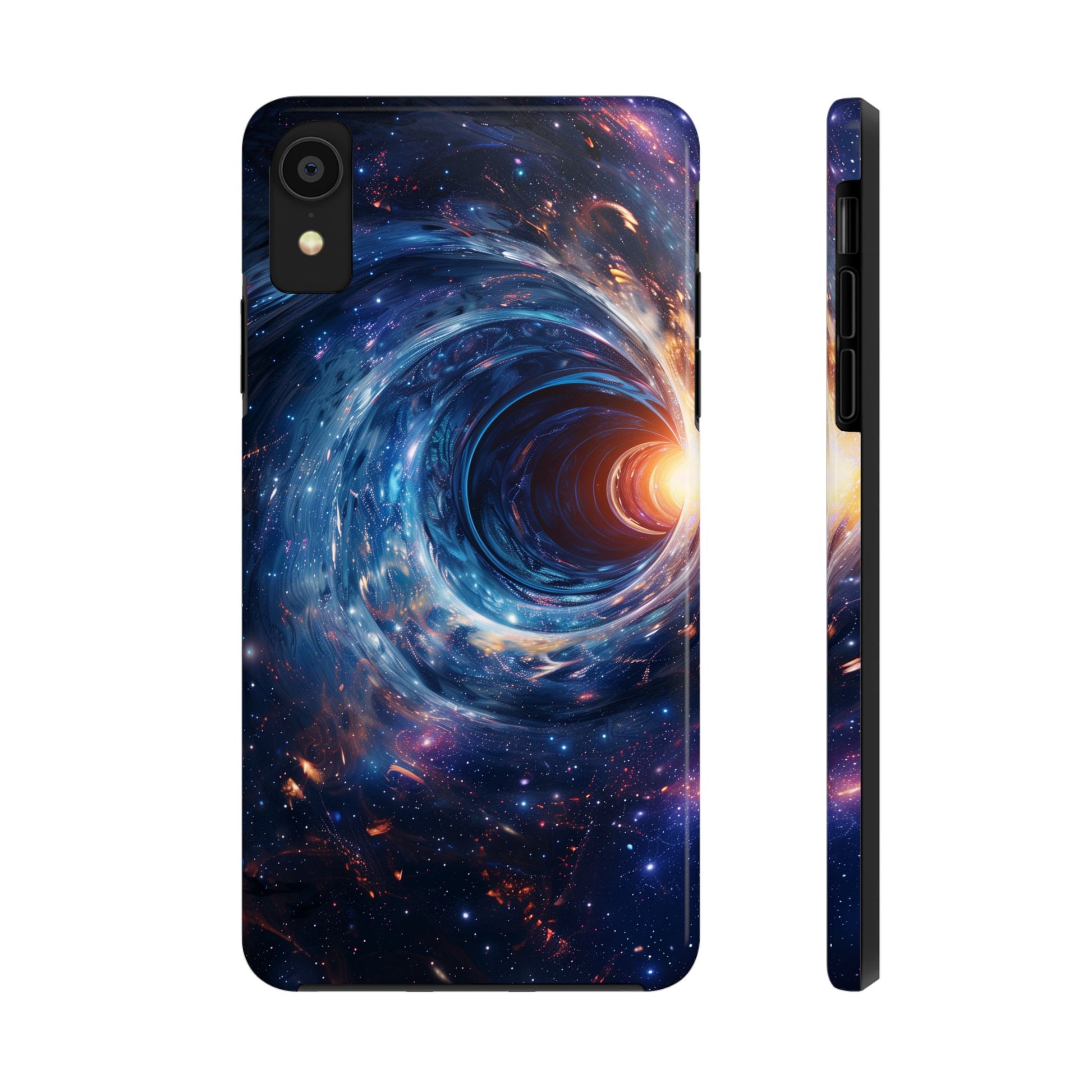 Sliders Inspired Iphone case - Space Wormholes Phone Case - Cosmic Galaxy Cover with Futuristic Wormhole Design - Sci-Fi iphone Case