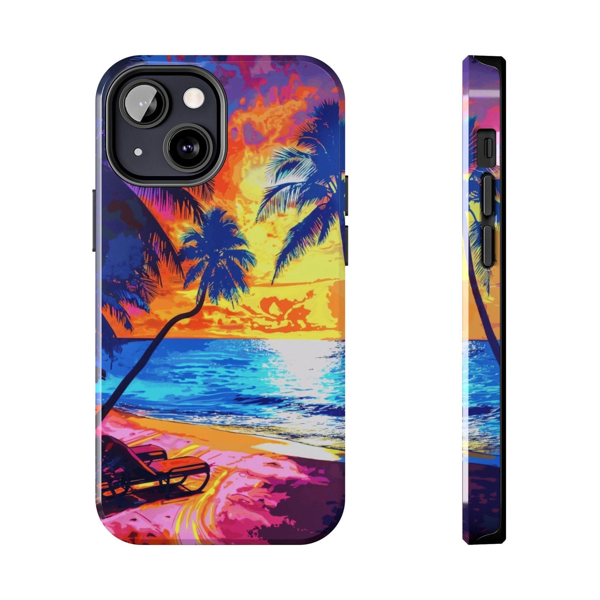 Sunset Bliss: Lisa Frank Style Phone Case