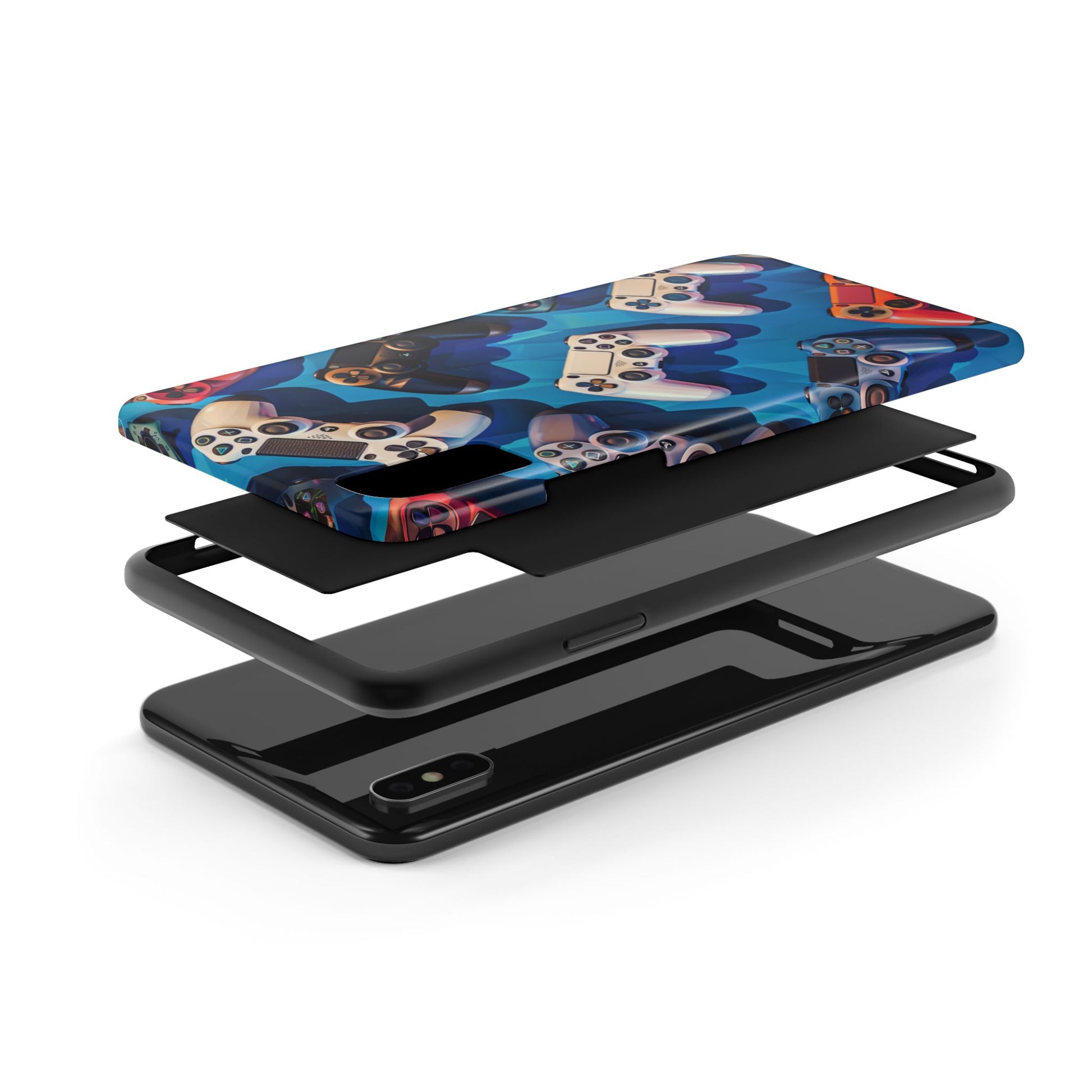 Video Game Controllers iPhone Case - Gamer Tough Phone Cover - Modern Gaming