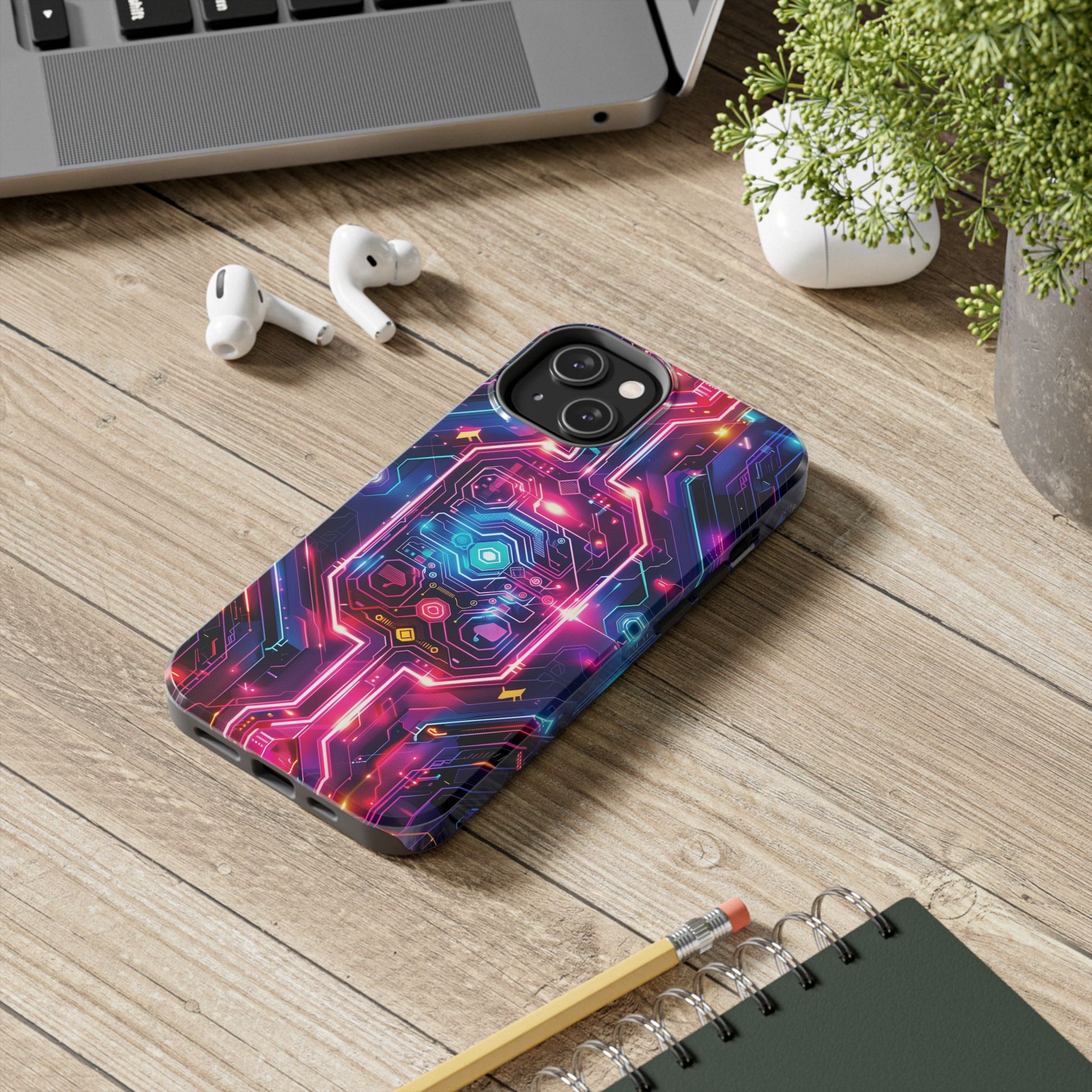 Circuit Board Phone Case, Futuristic Circuit Phone Case, High-Tech Gift for Him, Custom Sci-Fi Phone Case, iphone 15 pro max