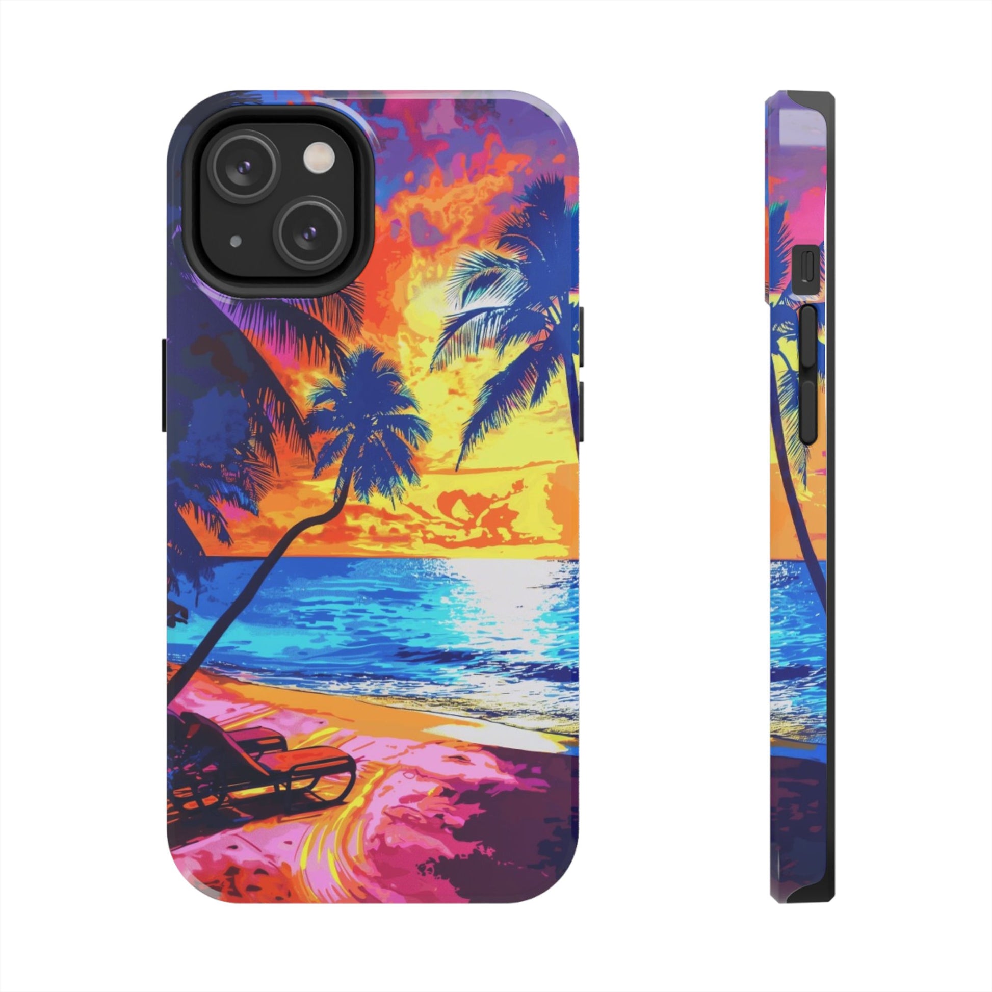 Sunset Bliss: Lisa Frank Style Phone Case