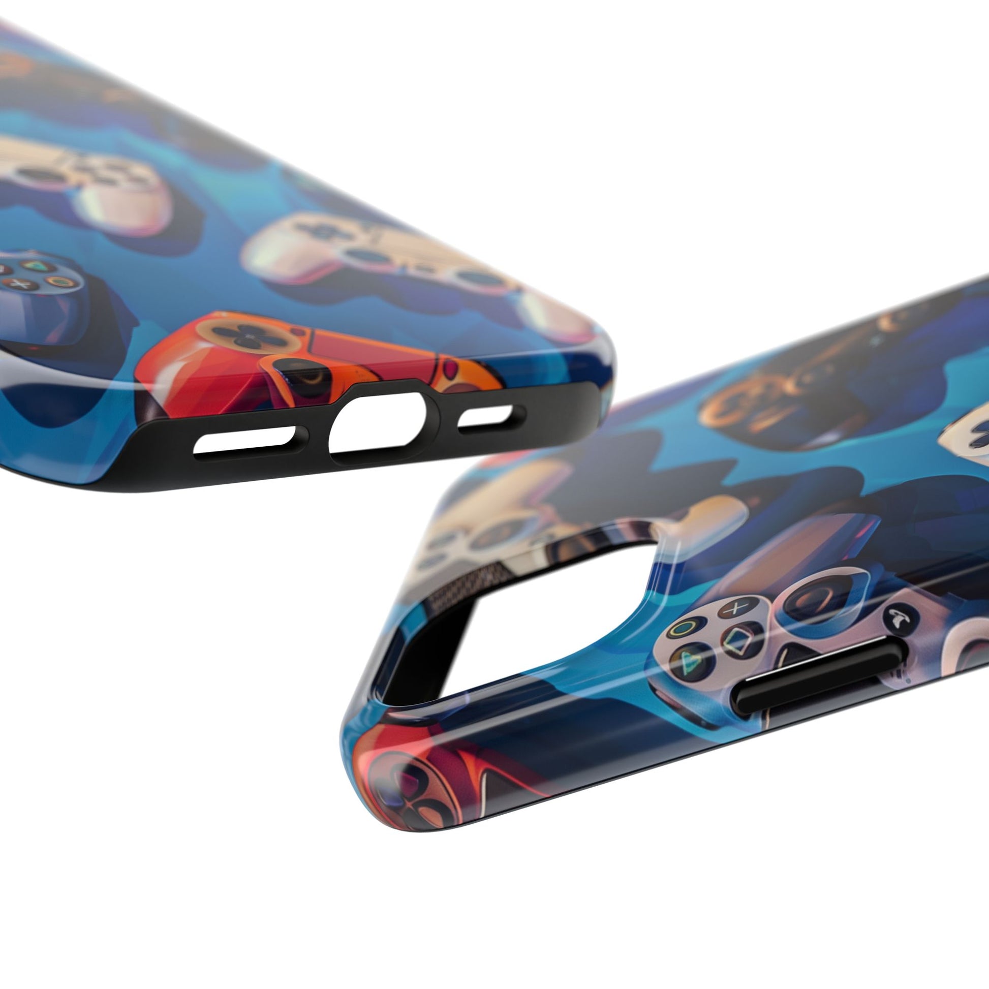 Video Game Controllers iPhone Case - Gamer Tough Phone Cover - Modern Gaming