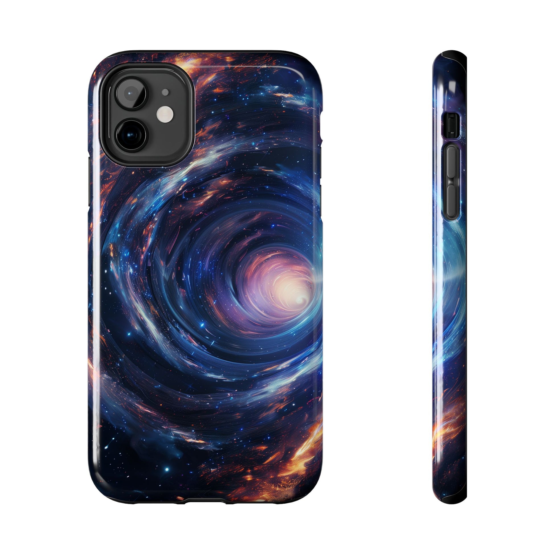 Dr Who inspired Phone Case - Space Wormholes Phone Case - Cosmic Galaxy Cover with Futuristic Wormhole Design - Sci-Fi Protective Case