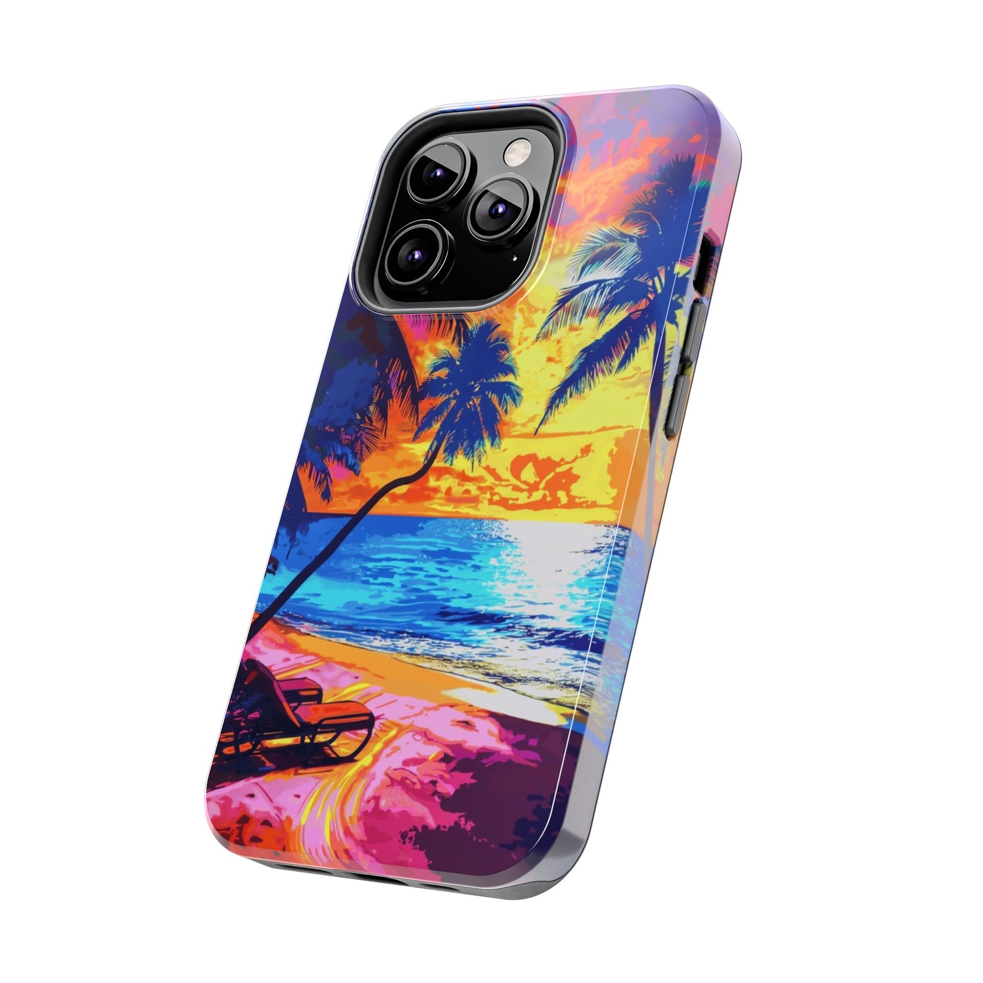 Sunset Bliss: Lisa Frank Style Phone Case