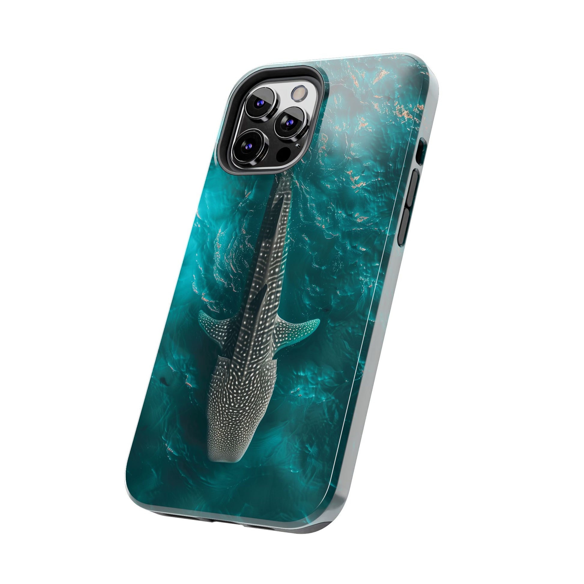 Ocean Visit: iPhone Case with Stunning Whale Shark Swimming Scene