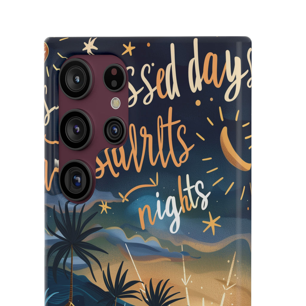 Sun Kissed Days and Starlit Nights Slim Case for Android