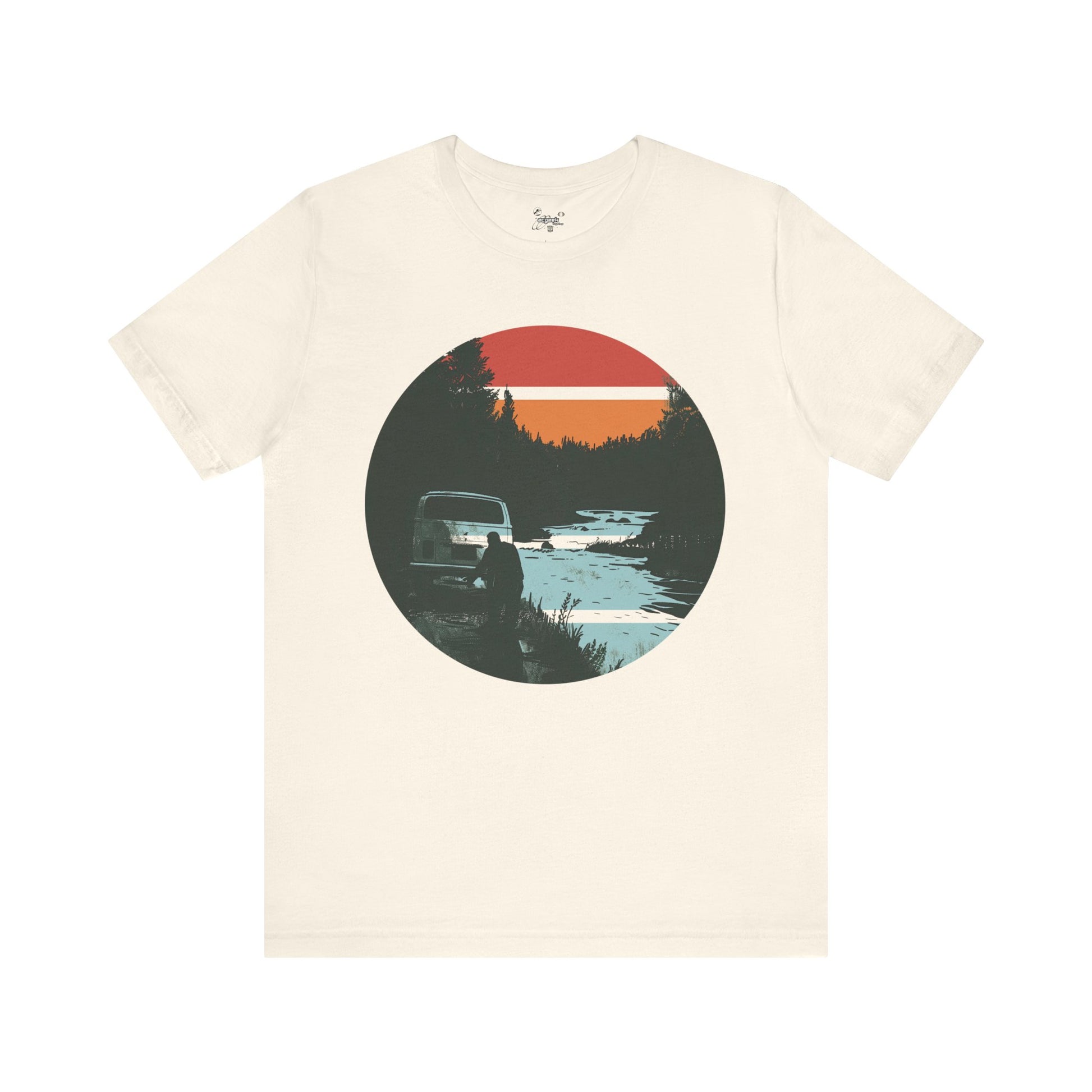 Van Down by the River Tshirt Van Life Camping Shirt Vintage Graphic Tee, Funny Tshirt, SNL Fan Mens Shirt Womens Shirt