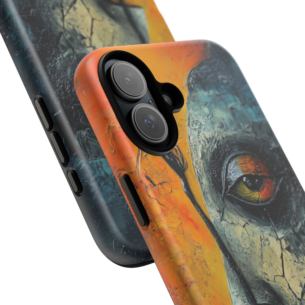 Surrealist Art Phone Case Salvador Dali Style Face Tough Case Unique Artistic 3D Textured Look Surrealism Gift Art iPhone 13 14 15 16