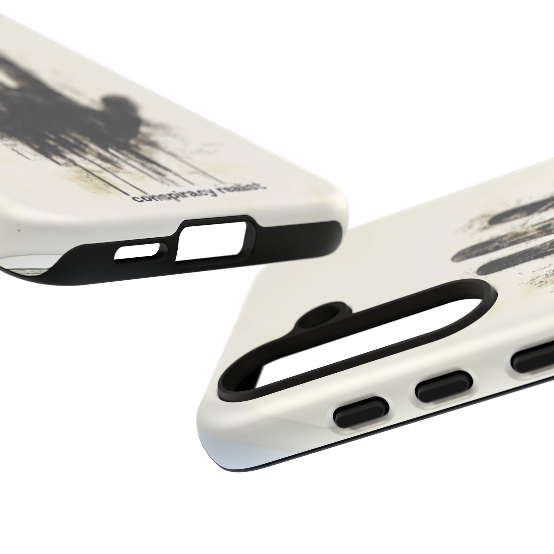 Conspiracy Realist Paranormal Mystery Design X-Files Inspired Ghostly Hand Conspiracy Theory Creepy iPhone 13 14 15 16 Pro Max Galaxy Pixel