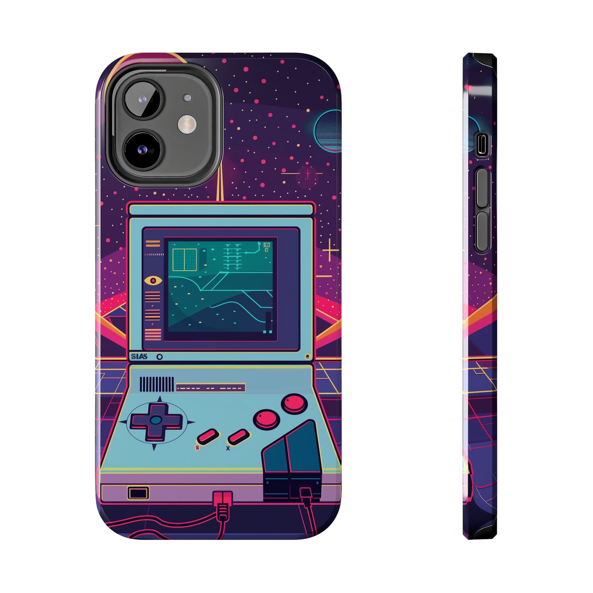 Durable iPhone Case with Alternative Universe Game Console Design - Protective Phone Cover - Fun and Sturdy Gaming Accessory - Gamer Gift
