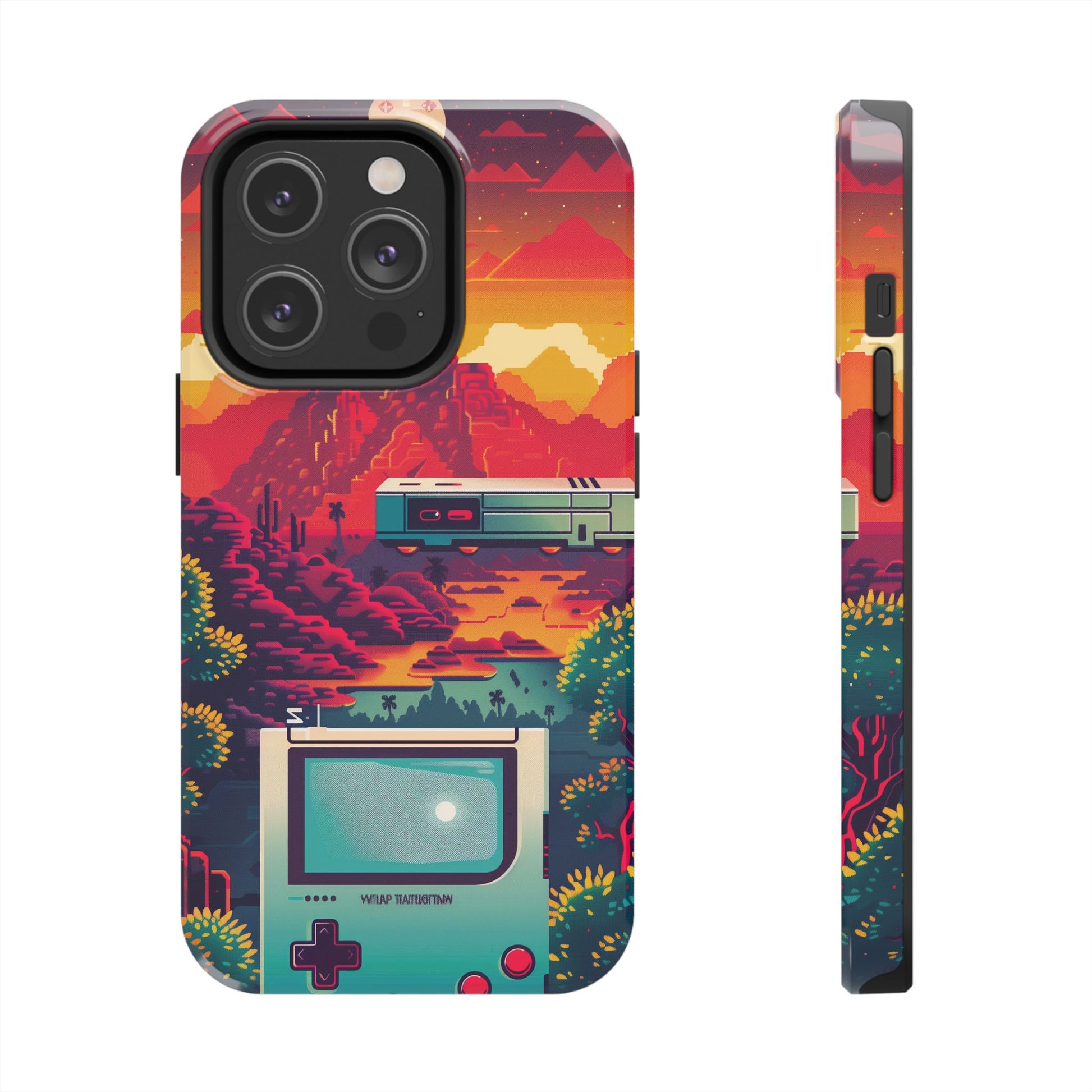 Durable iPhone Case with Alternative Universe Game Console Design - Protective Phone Cover - Fun and Sturdy Gaming Accessory - Gamer Gift