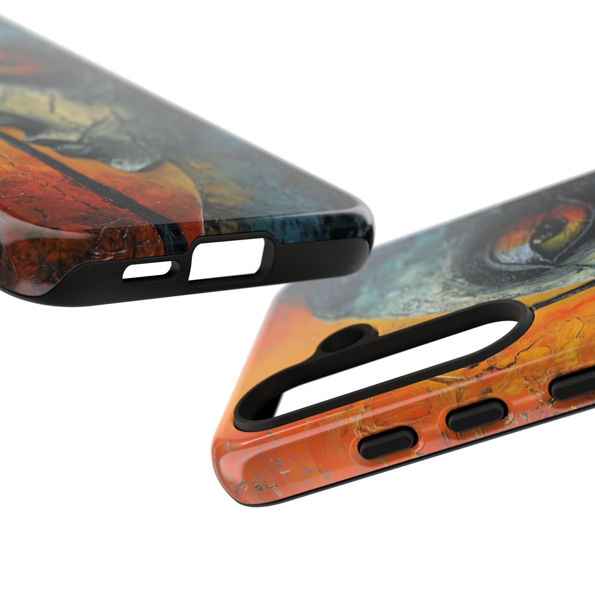 Surrealist Art Phone Case Salvador Dali Style Face Tough Case Unique Artistic 3D Textured Look Surrealism Gift Art iPhone 13 14 15 16