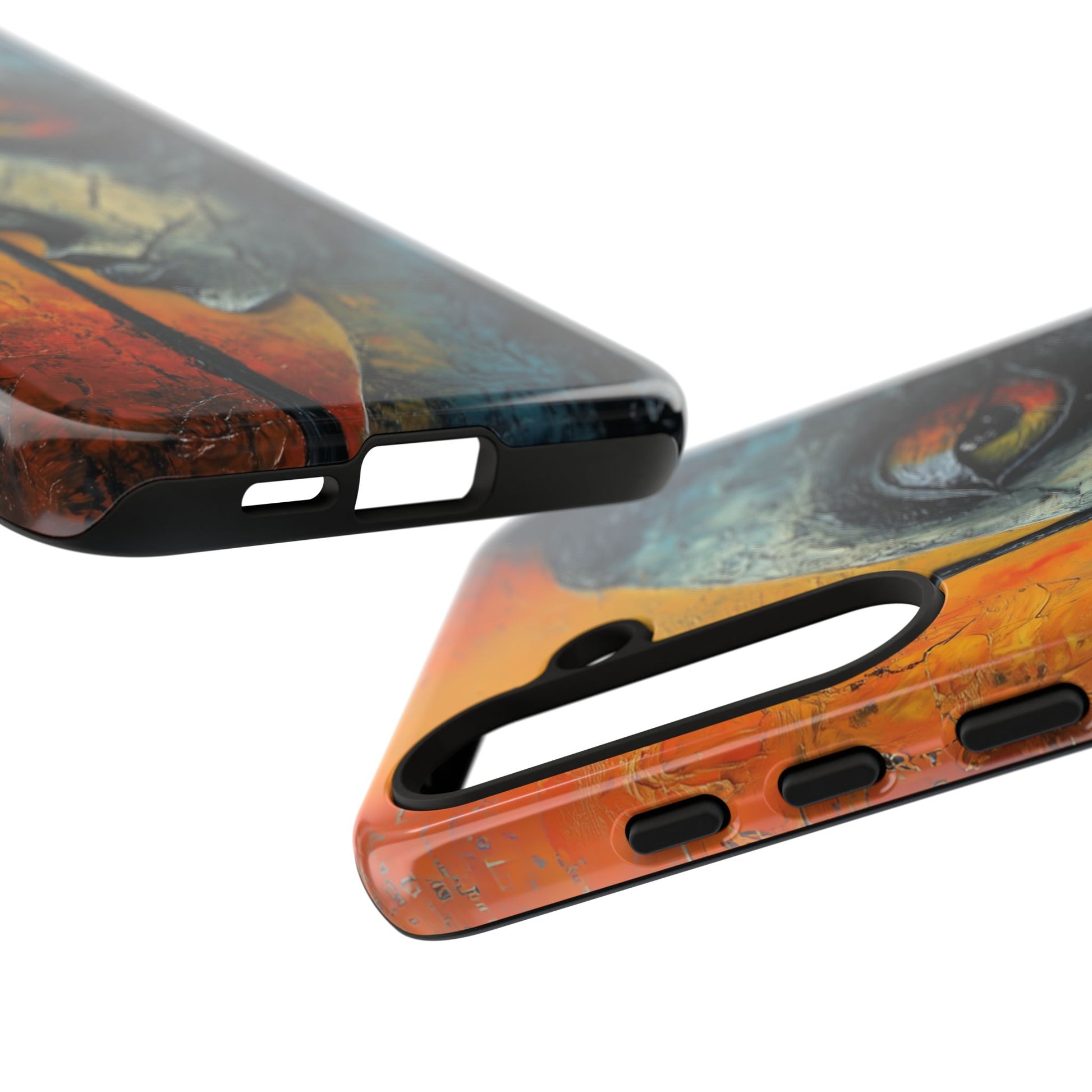 Surrealist Art Phone Case Salvador Dali Style Face Tough Case Unique Artistic 3D Textured Look Surrealism Gift Art iPhone 13 14 15 16