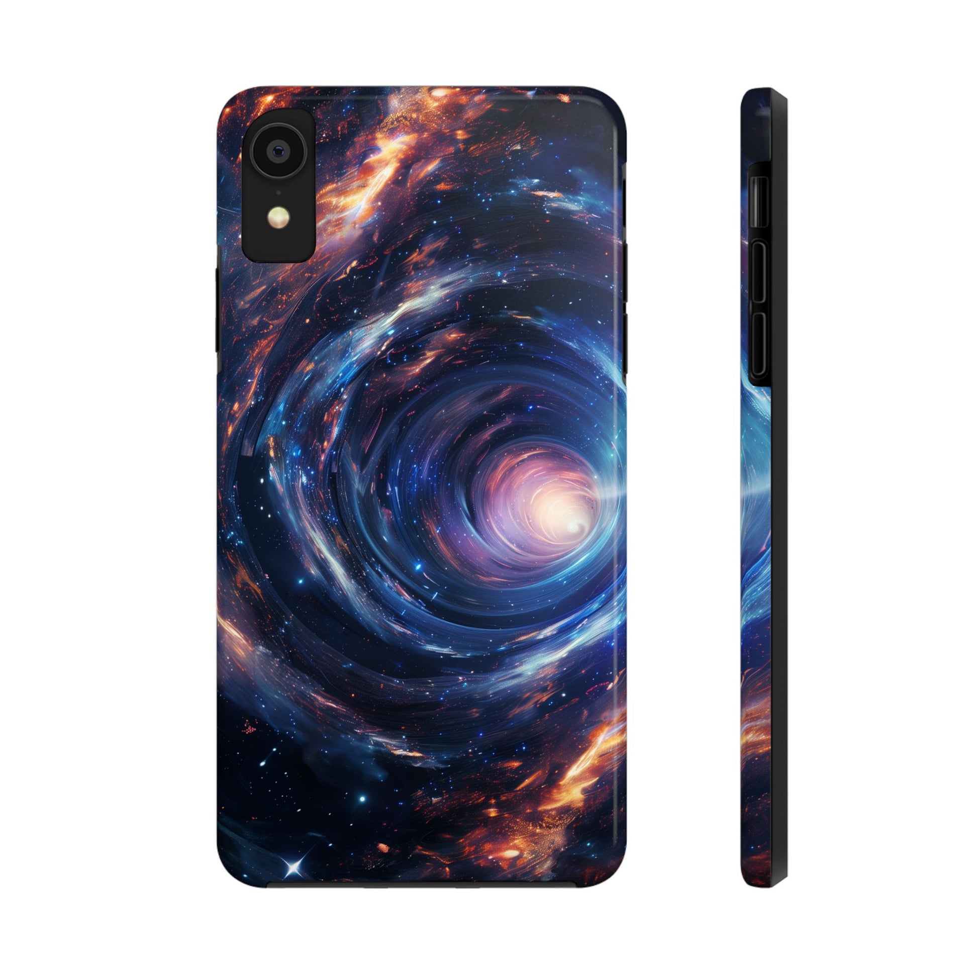 Dr Who inspired Phone Case - Space Wormholes Phone Case - Cosmic Galaxy Cover with Futuristic Wormhole Design - Sci-Fi Protective Case
