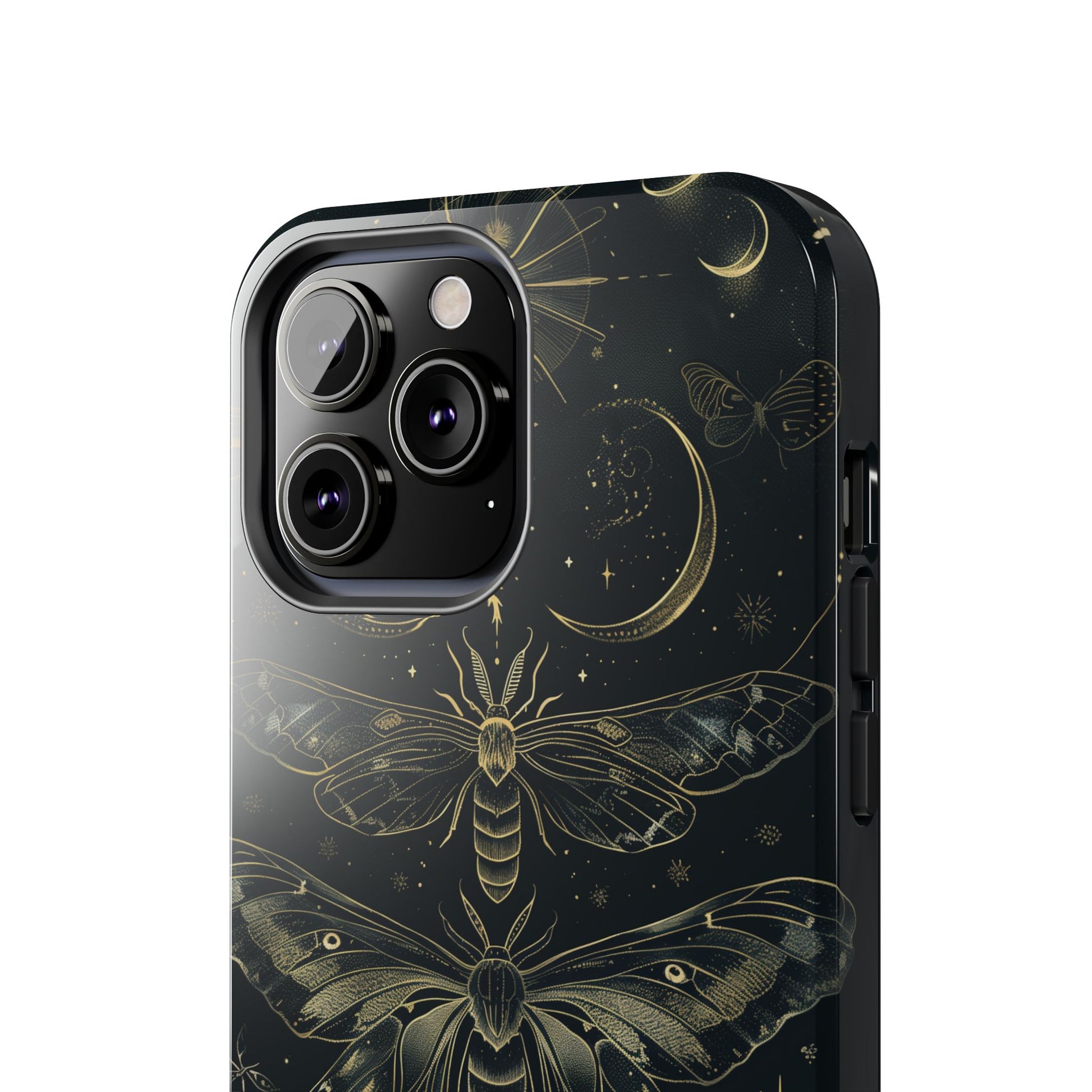 C Dark Academia Mystical Phone Case, Mystical Moth Phone Case, Vintage Magic Witchcraft iPhone Cover, Esoteric Nature Art, iPhone 15 Pro Max