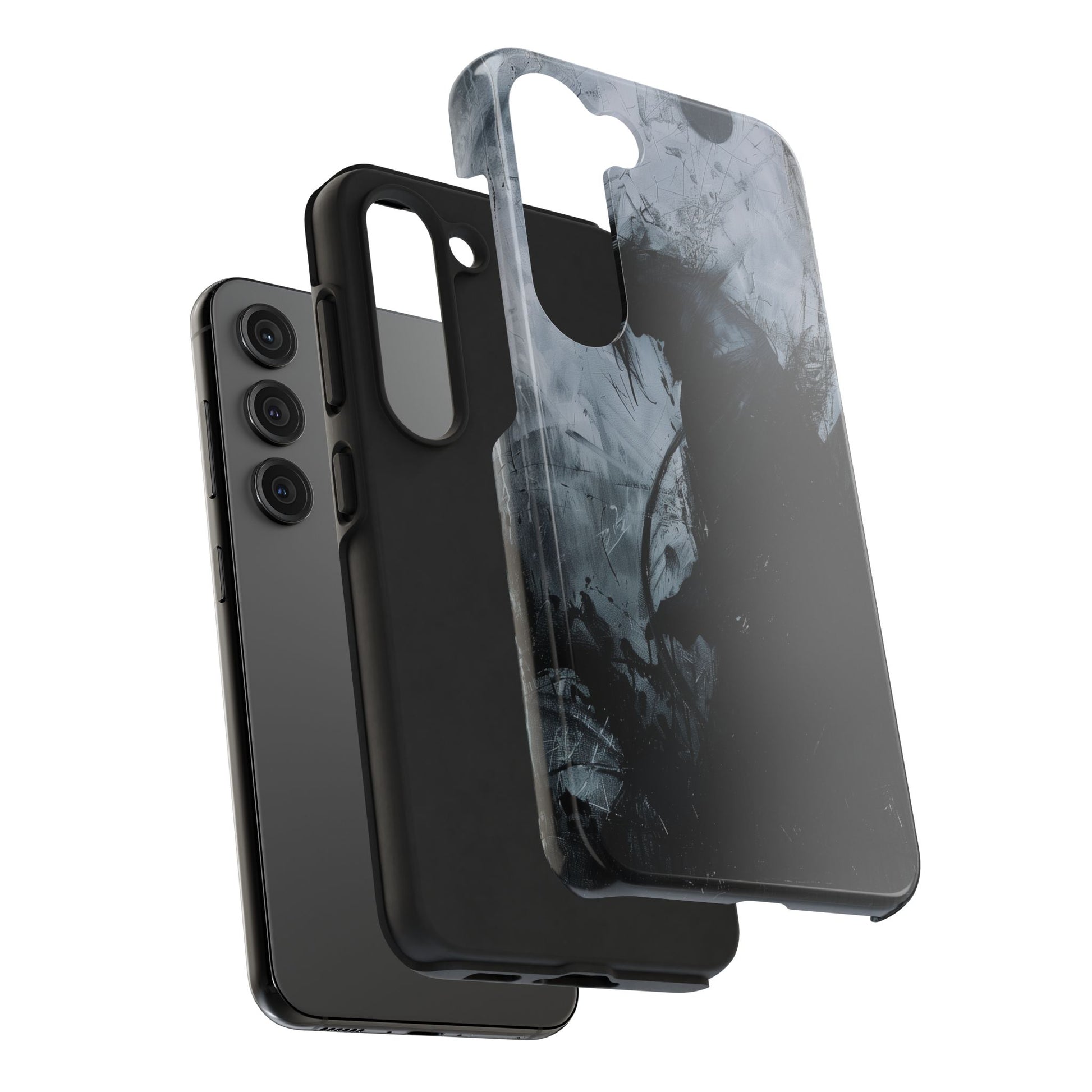Gothic Art Phone Case Silhouette, Sandman Phone Case, Moon and Tarot Phone Case, Halloween Spooky Season, Dark Academia iPhone 15 Pro Max