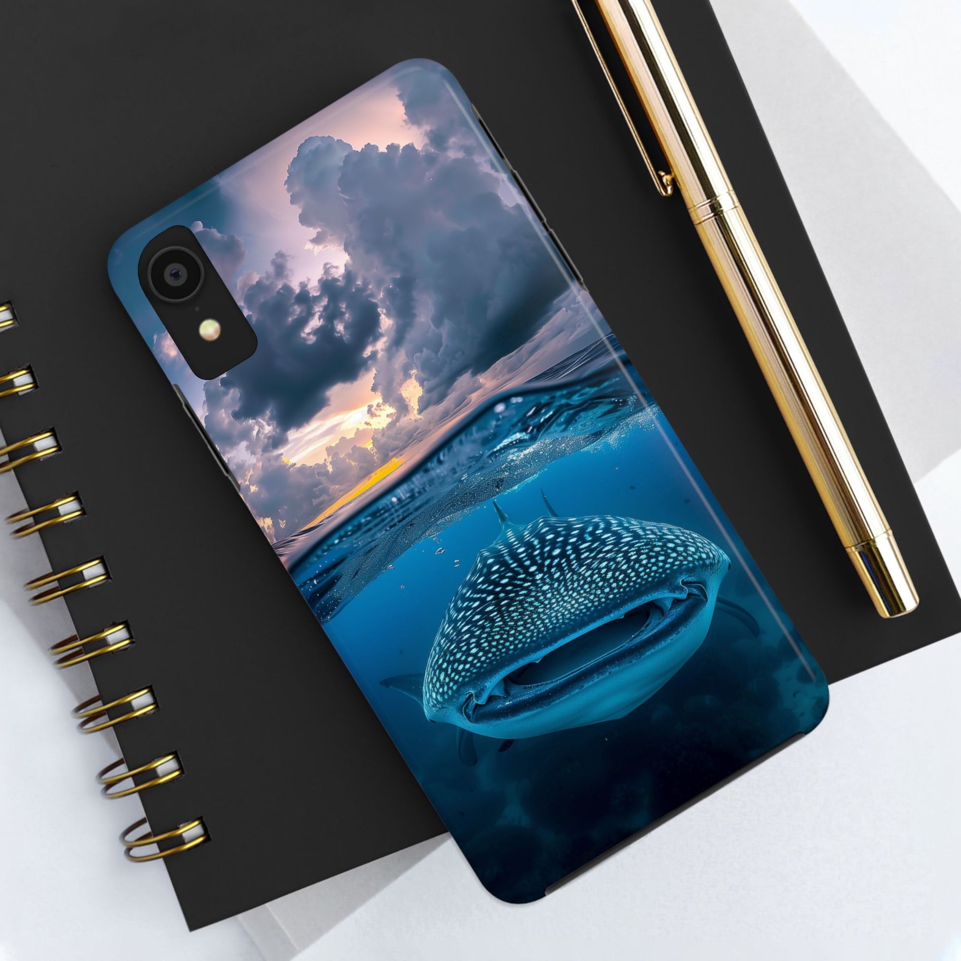 Majestic Encounter: Whale Shark Tough Phone Case