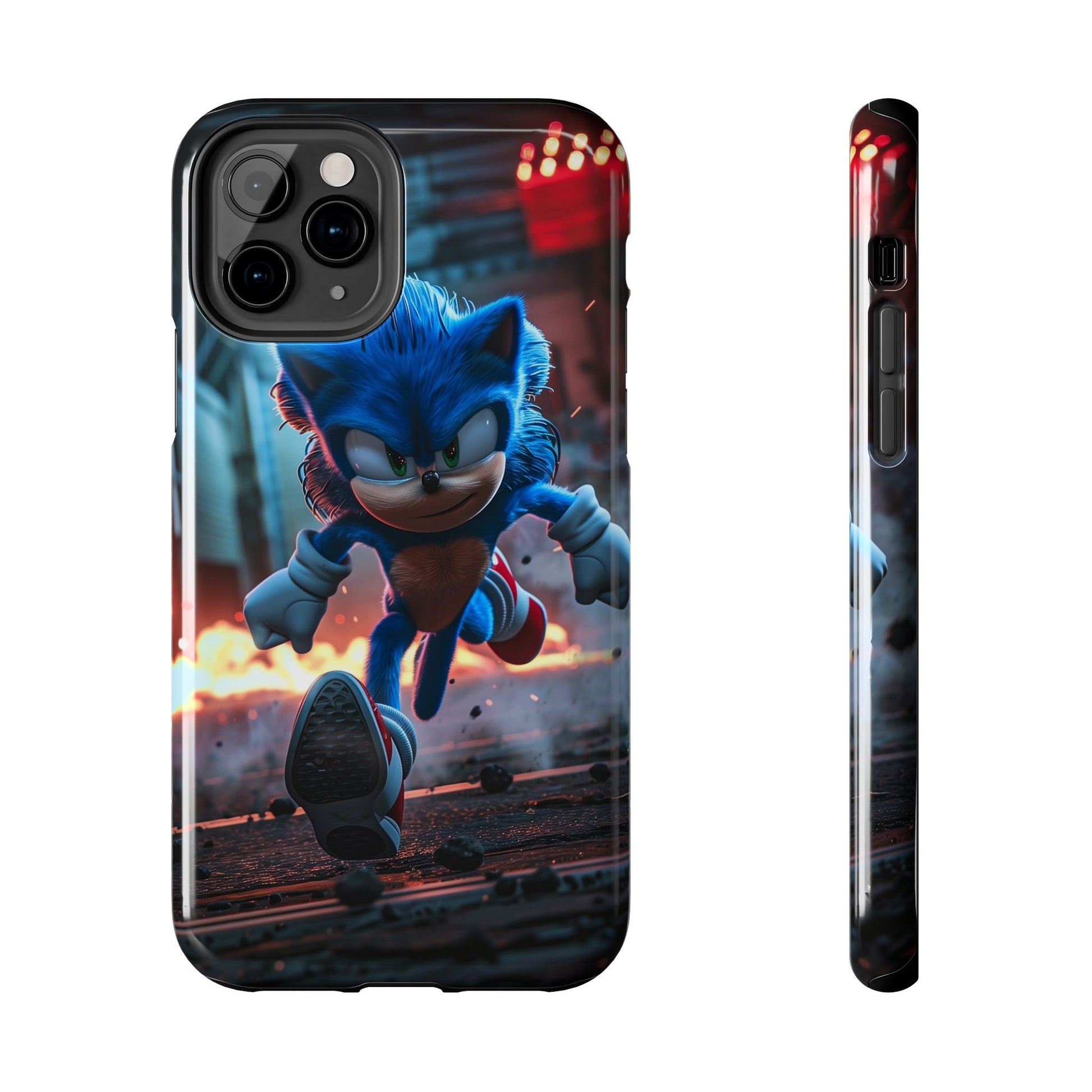 Durable Sonic Phone Case - Protective Sonic the Hedgehog Design - Tough Mobile Cover - Fun Video Game Phone Accessory